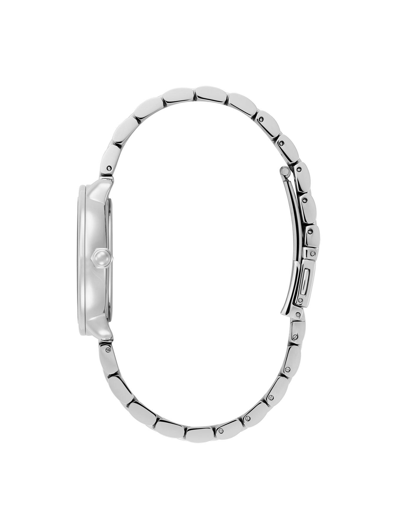 Image 3 of 8 of Olivia Burton 34mm Moonphase Stainless Steel Watch