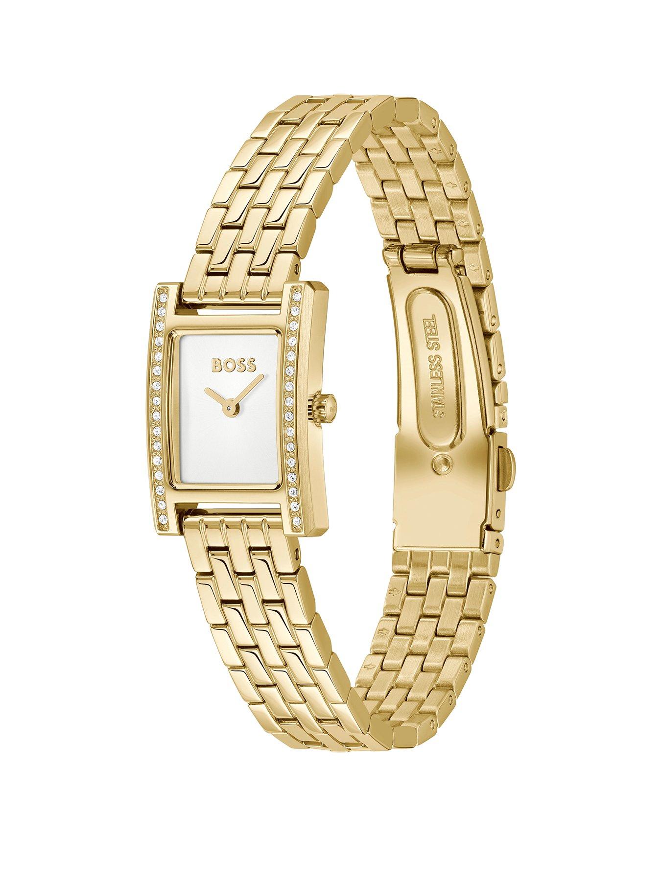 Image 2 of 8 of BOSS Ladies Lucy Precious Ip Bracelet Watch - Light Gold