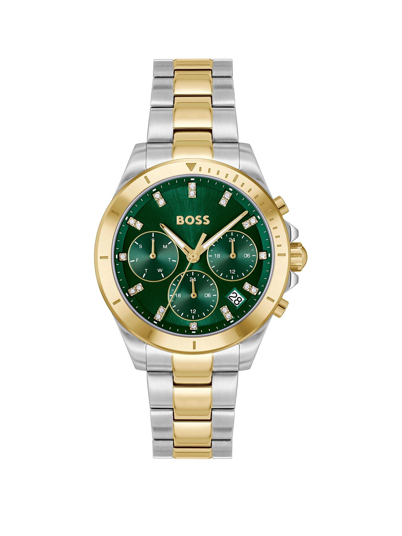 Image 1 of 6 of BOSS Ladies Alley Sport Lux Bi Colour Bracelet Watch - Multi