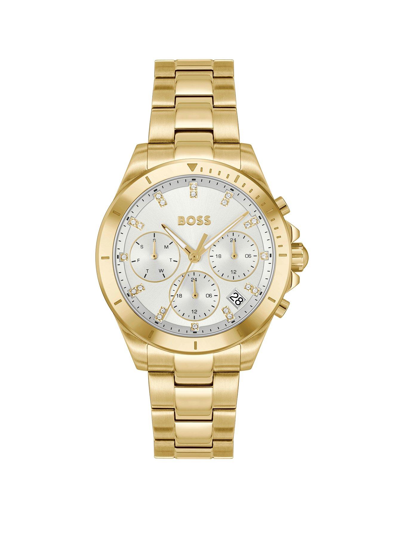 undefined Ladies Alley Sport Lux Ip Bracelet Watch - Light Gold