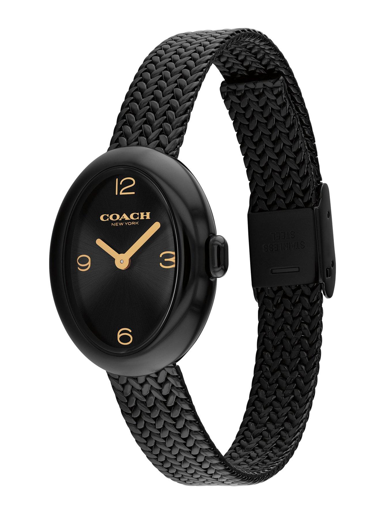 Image 4 of 5 of COACH Ladies Sammy Black IP Bracelet Watch