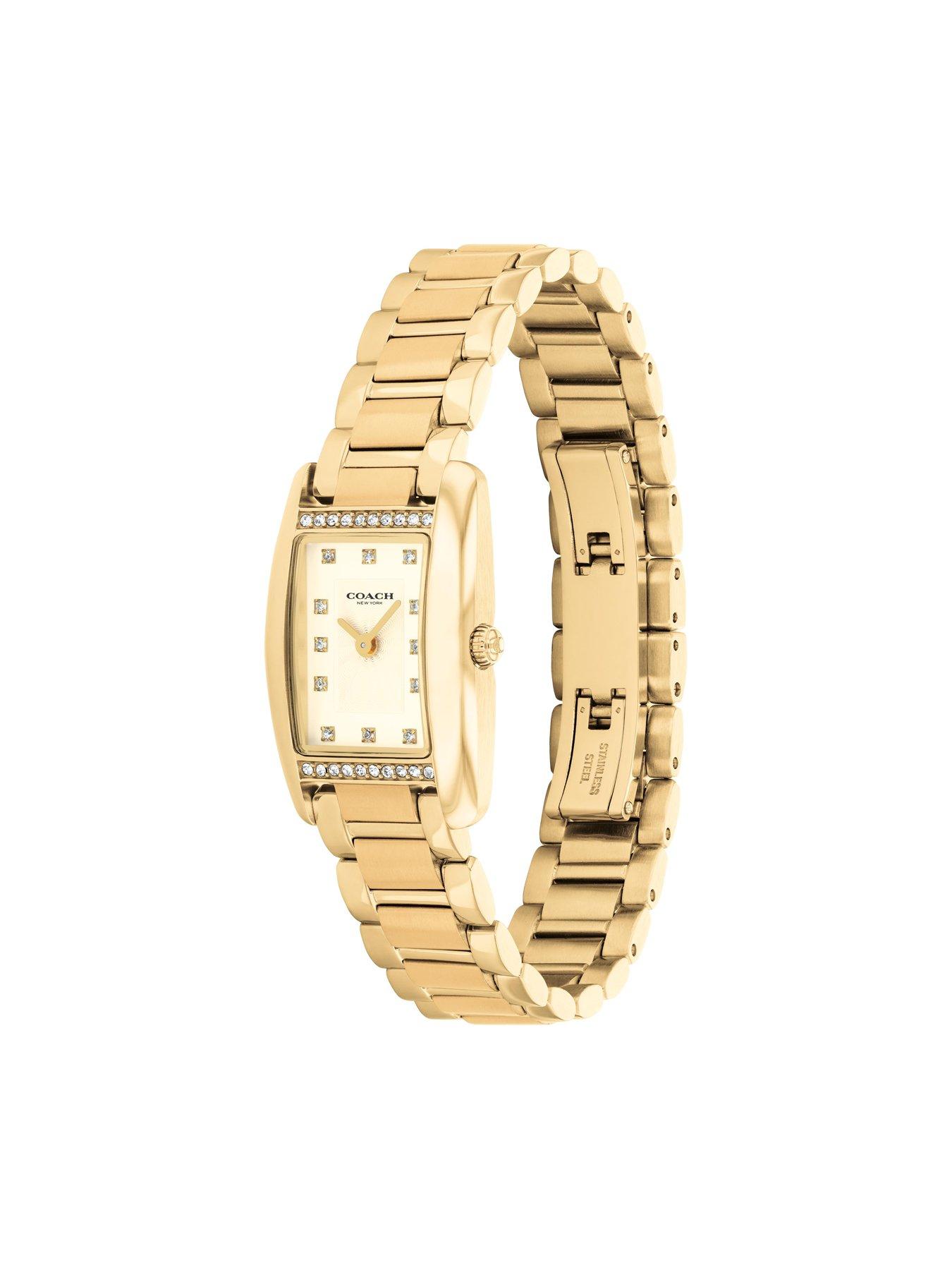 Image 4 of 5 of COACH Ladies Reese 20mm Light Gold IP Bracelet Watch