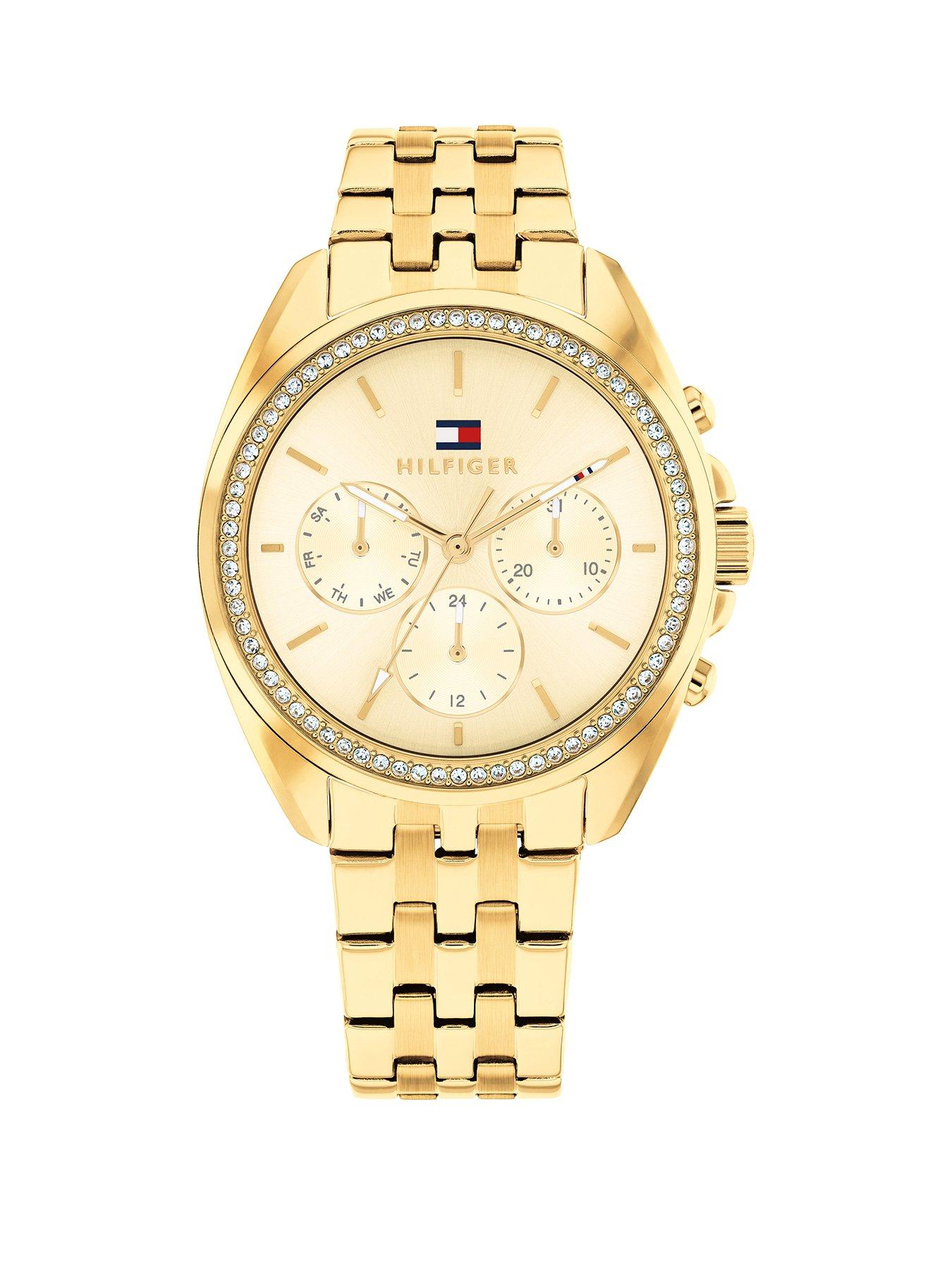 Image 1 of 4 of Tommy Hilfiger Women's Gold-Plated Bracelet Watch
