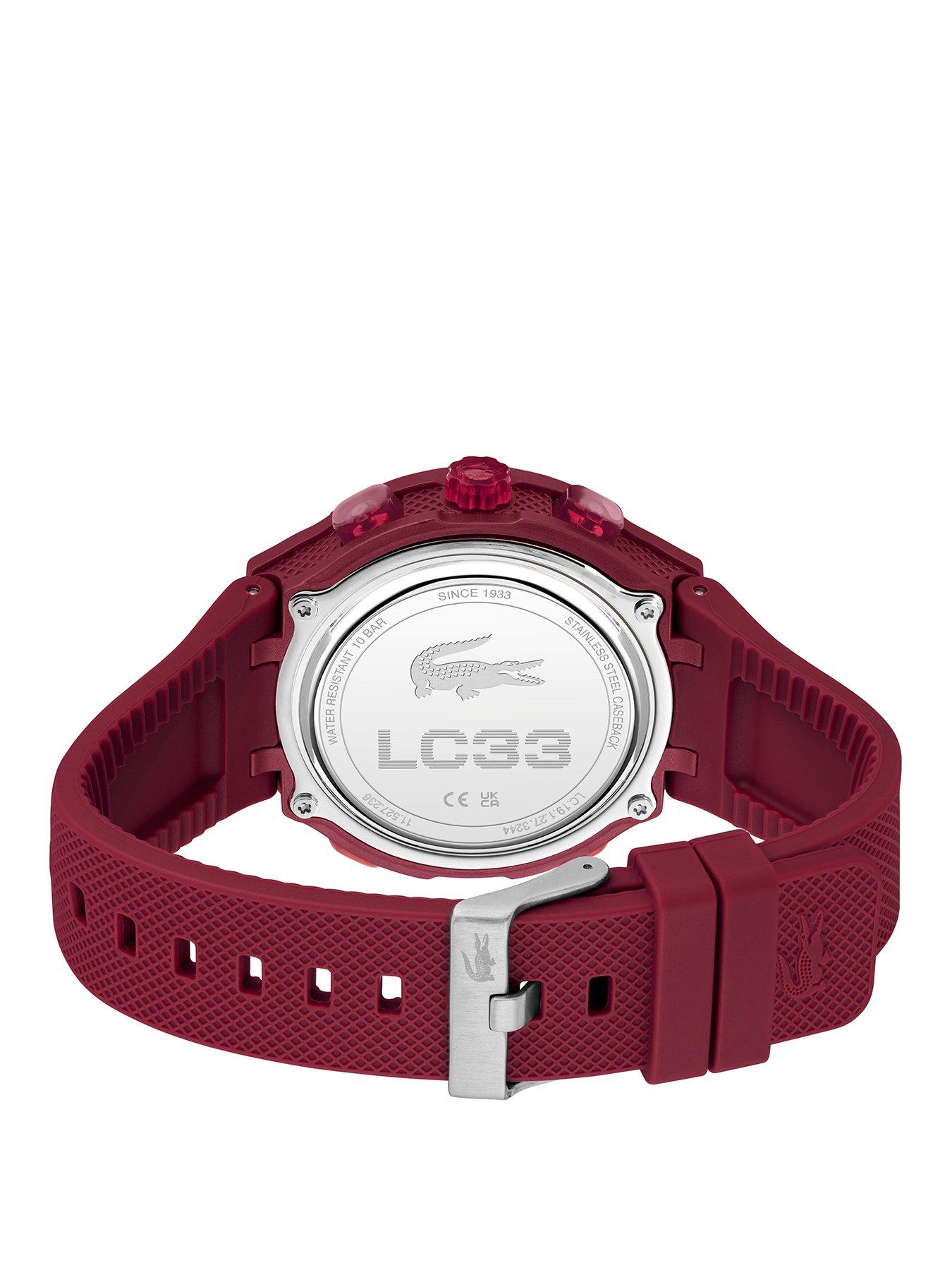 Image 2 of 7 of Lacoste Men's LC33 Red Analog-Digital Watch