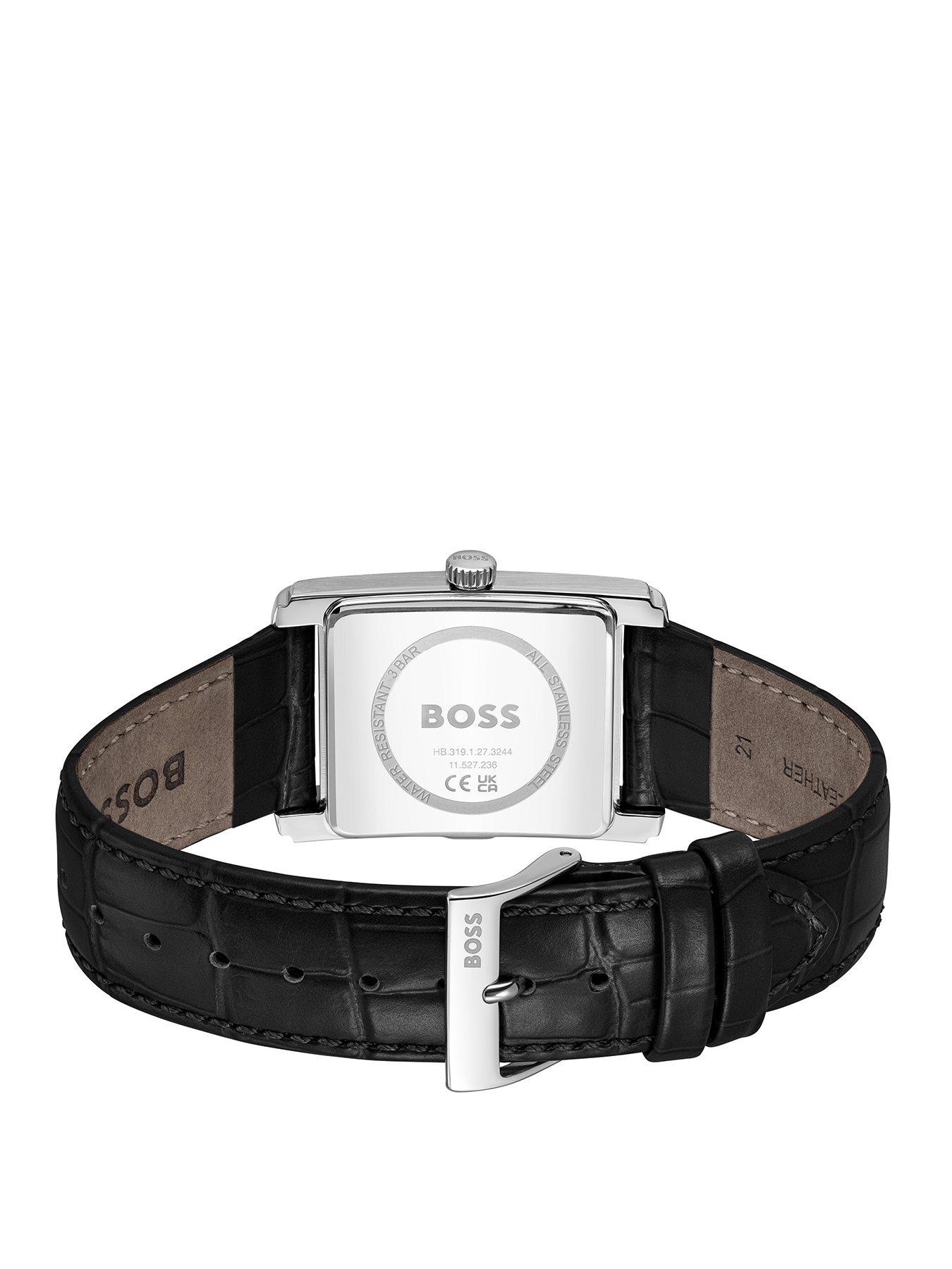 Image 2 of 8 of BOSS Gents Principle Dress Watch With Leather Strap - Black