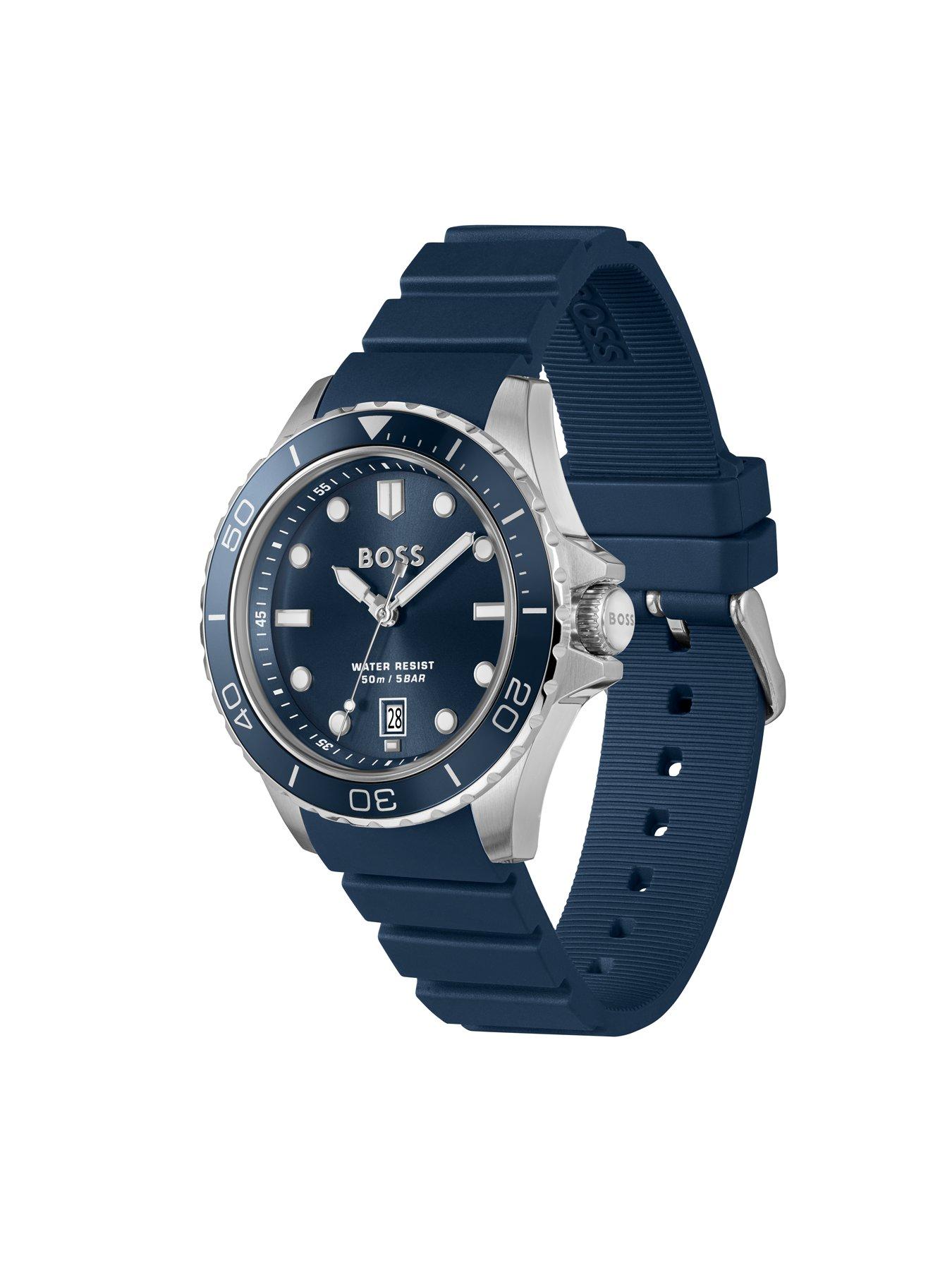 Image 2 of 7 of BOSS Gents Troper Sport Watch With Silicone Strap - Blue