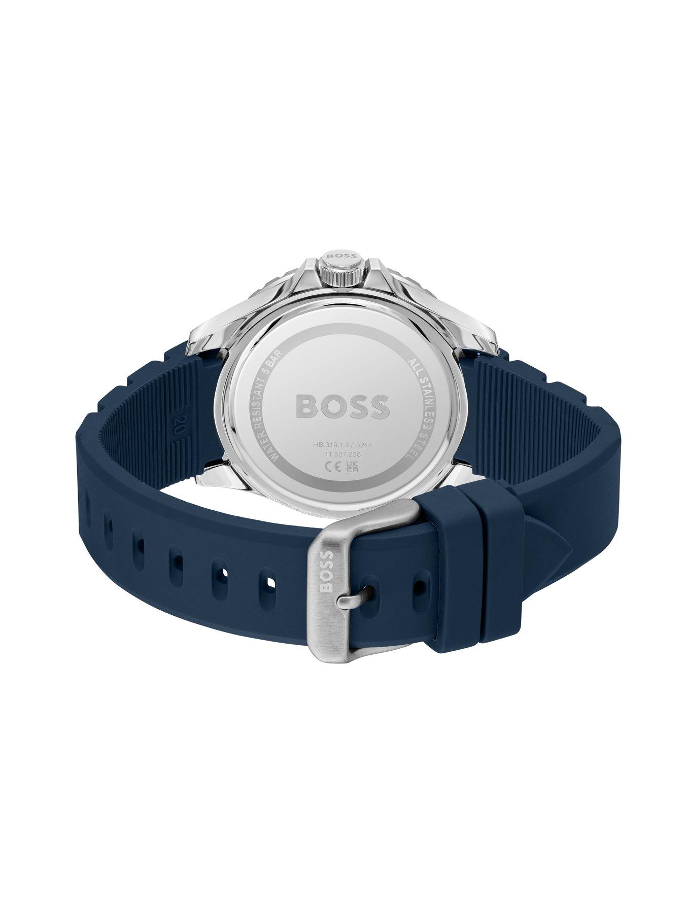 Image 3 of 7 of BOSS Gents Troper Sport Watch With Silicone Strap - Blue