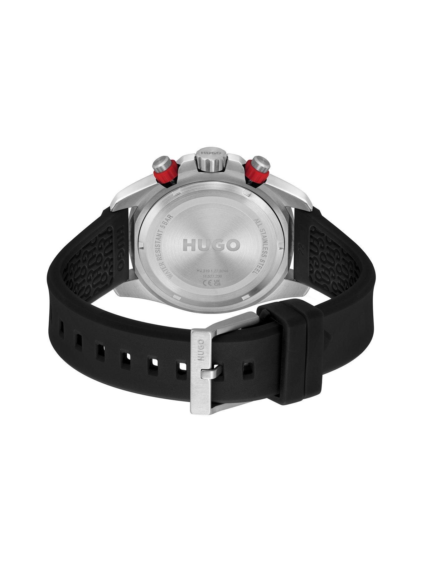 Image 3 of 6 of HUGO Gents #DIVE Stainless Steel Silicone Strap Watch