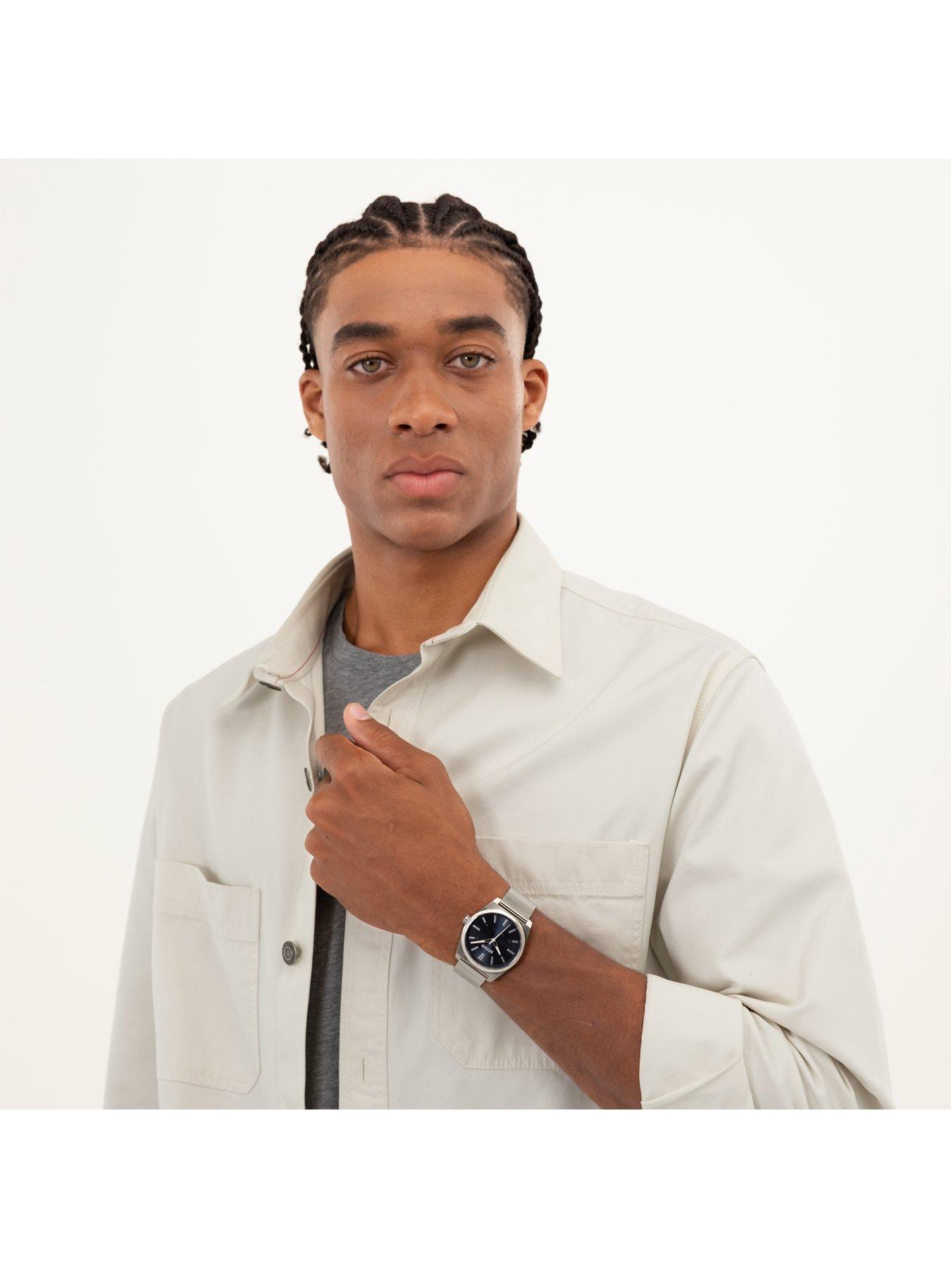 Image 4 of 6 of HUGO Gents&nbsp;#ARK Stainless Steel Mesh Bracelet Watch