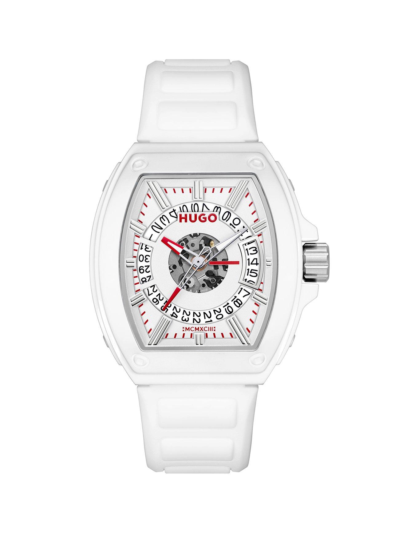 hugo-gentsnbspicon-white-silicone-strap-watch
