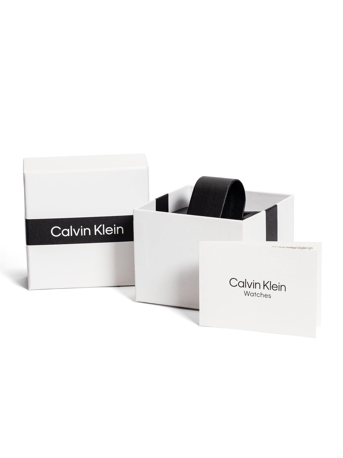 Image 5 of 5 of Calvin Klein Men's Ck Motion Leather Strap Watch - Brown