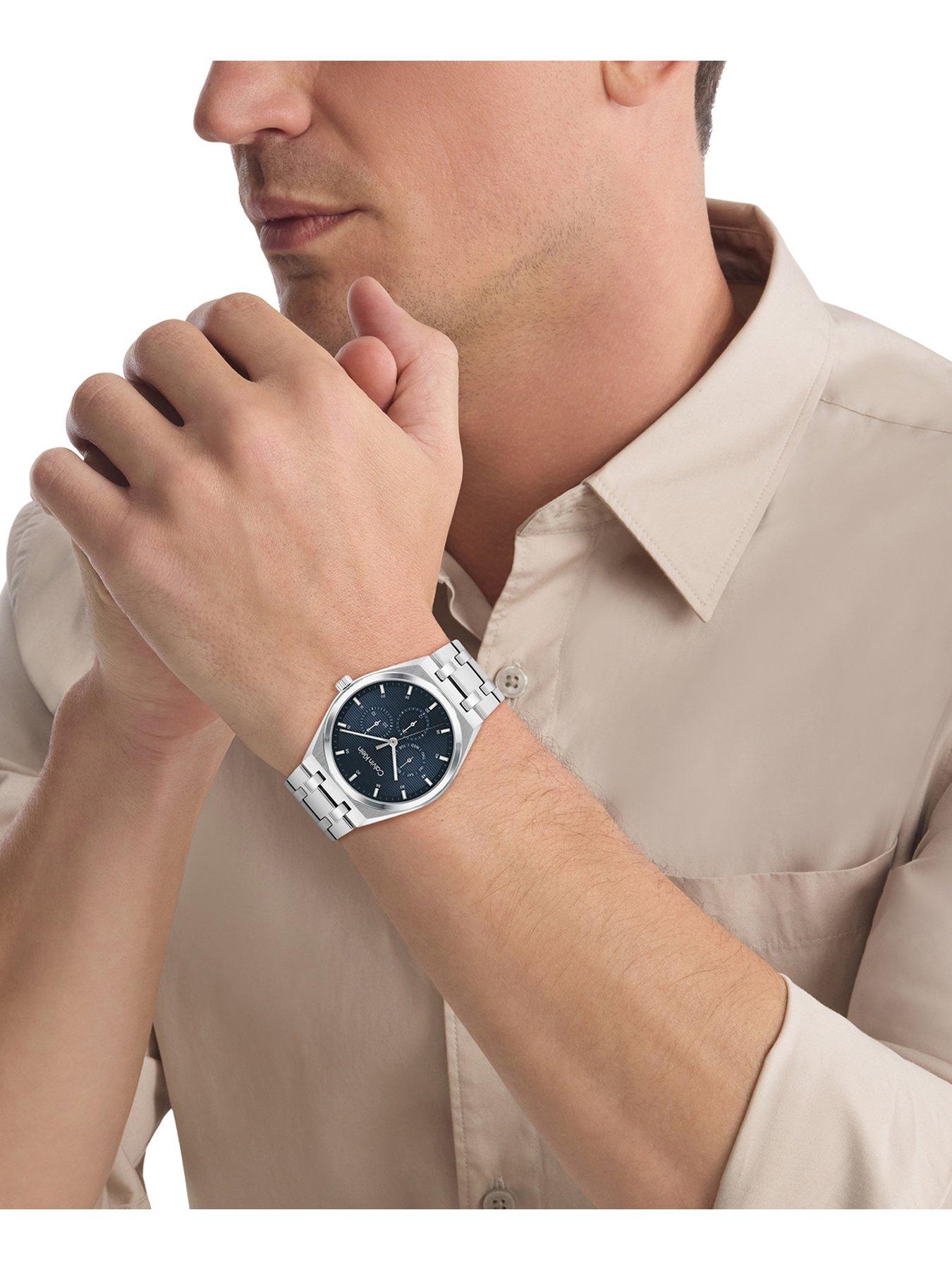  image of calvin-klein-mens-ck-motion-stainless-steel-watch-silver