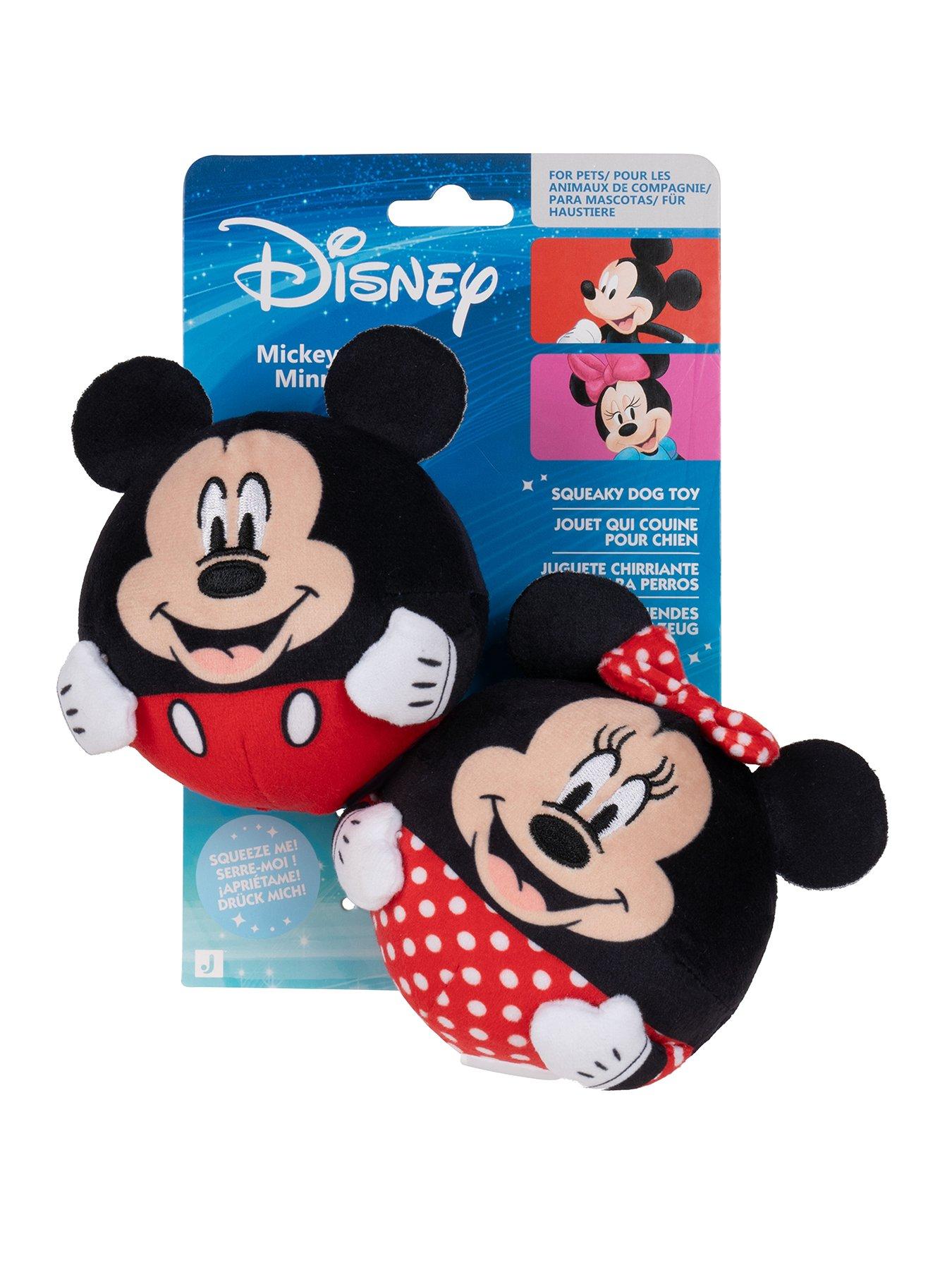 undefined Mickey & Minnie Two-Pack Squeaky Plush Dog Toys