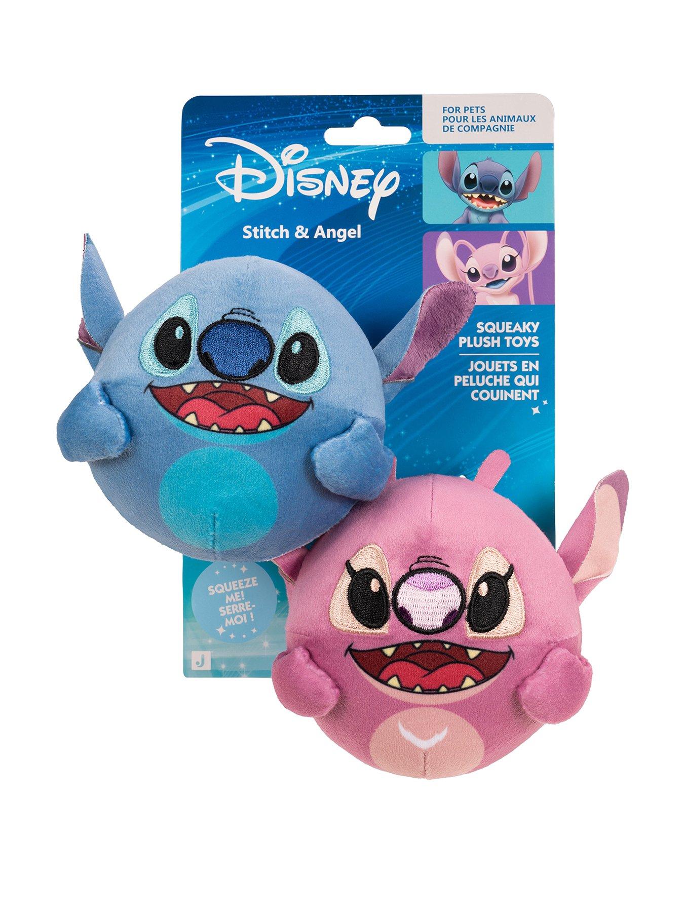 Disney Stitch & Angel Two-Pack Squeaky Plush Dog Toys