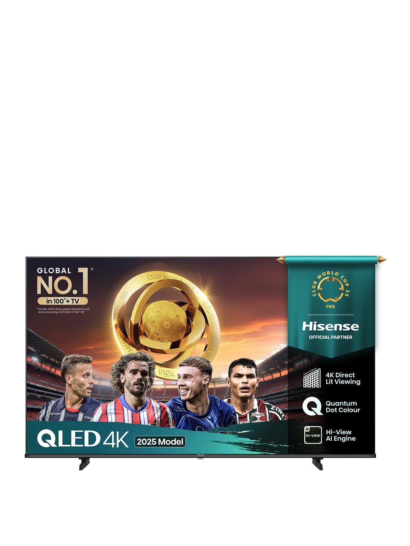 Hisense Hisense 85" 85E7QTUK QLED Smart AI TV with Freely