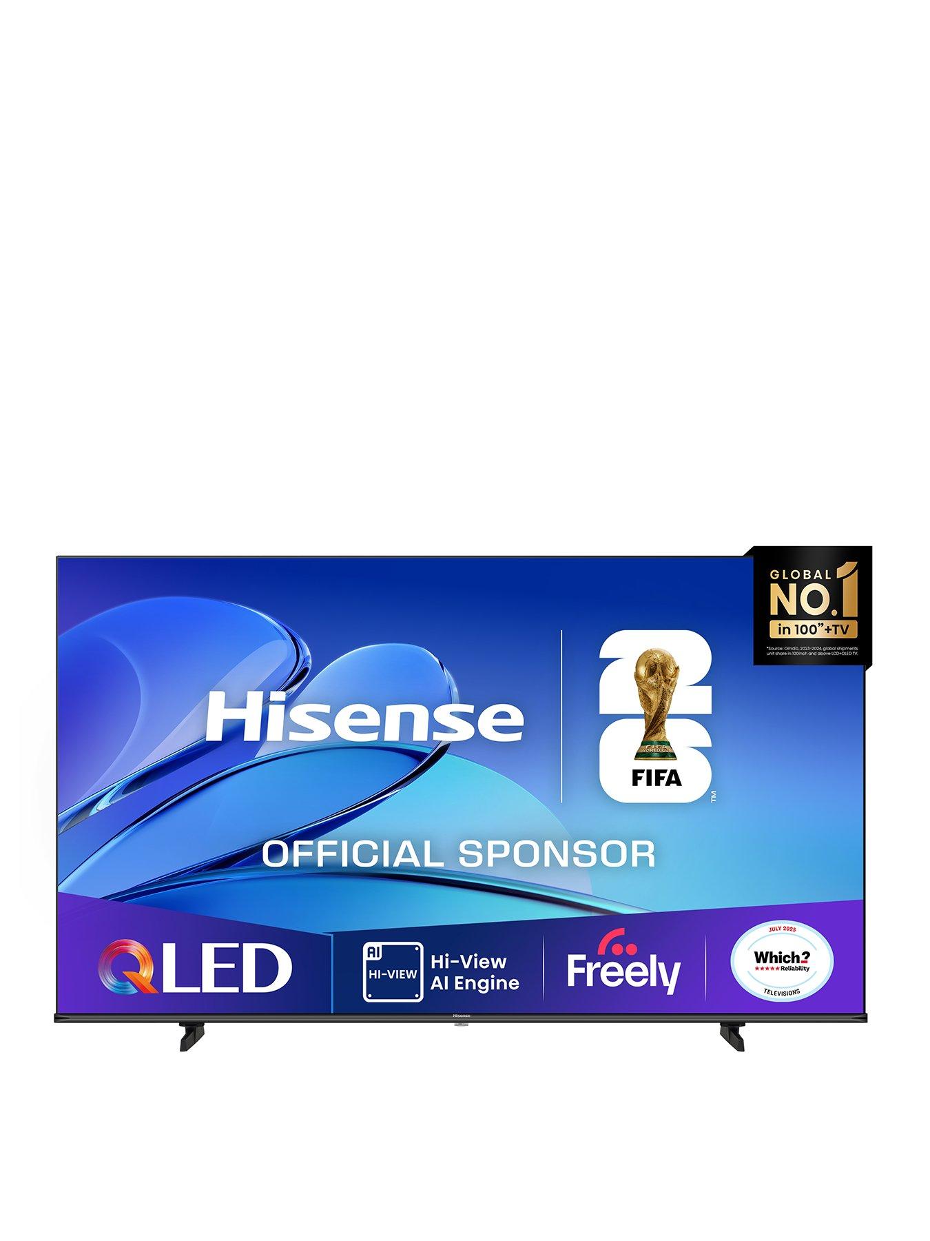 Hisense E7Q 85" 4K QLED Smart AI TV with Freely - 85E7QTUK