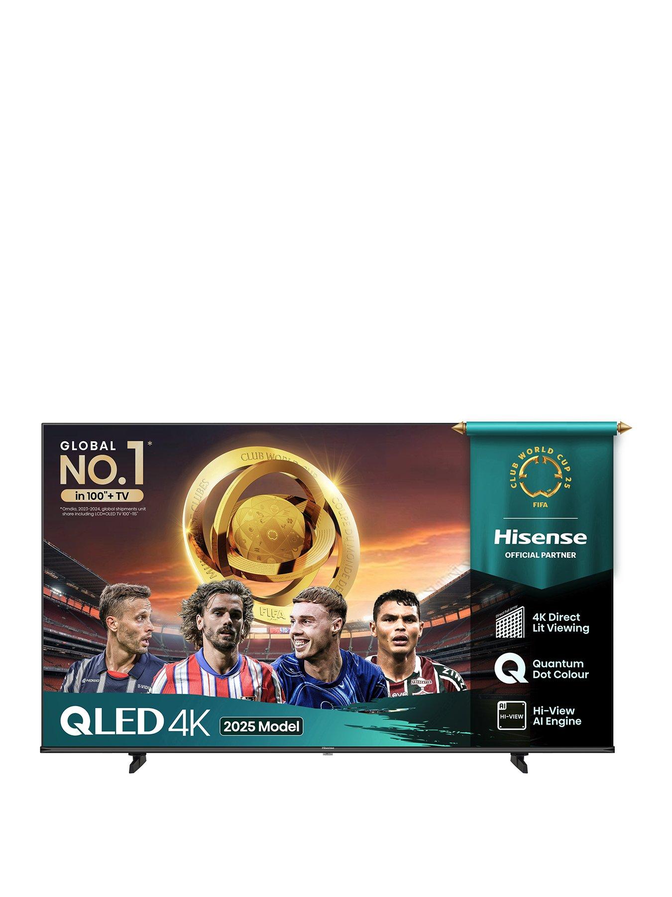 Hisense Hisense 75" 75E7QTUK QLED Smart AI TV with Freely