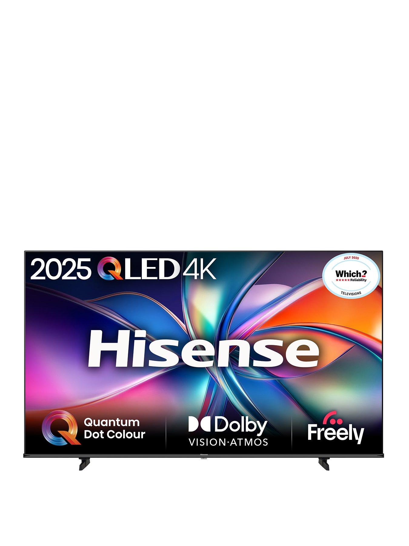 undefined Hisense 65" 65E7QTUK QLED Smart AI TV with Freely