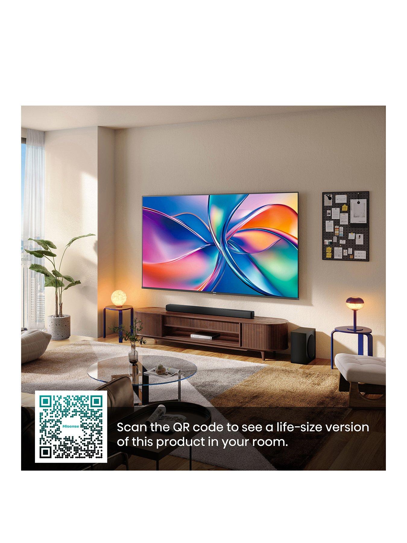 Image 2 of 7 of Hisense 65E7QTUK 65-inch&nbsp;QLED 4K&nbsp;Smart AI TV with Freely