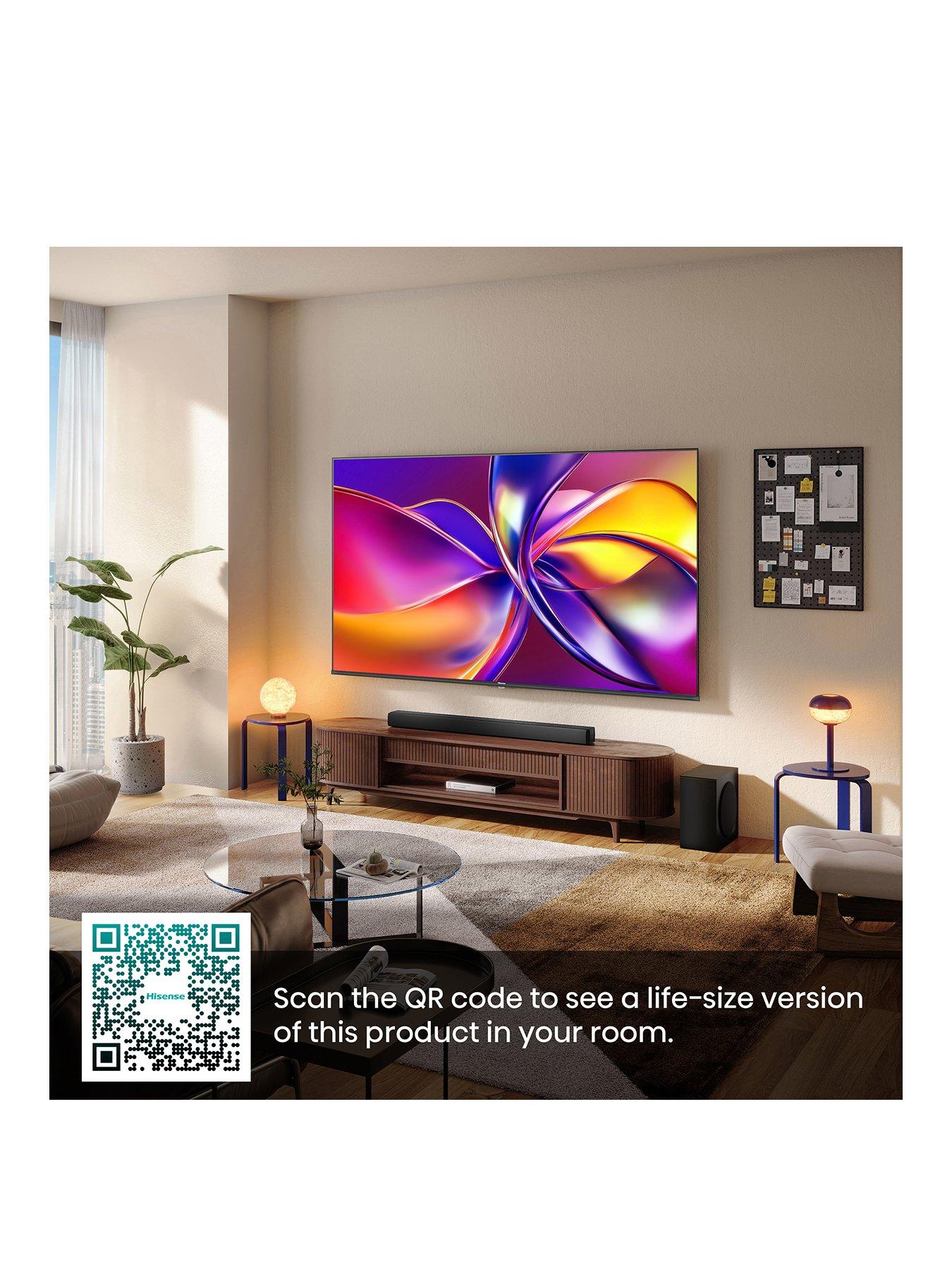 Image 2 of 7 of Hisense 50E78QTUK 50-inch&nbsp;QLED 4K&nbsp;Smart AI TV with Freely