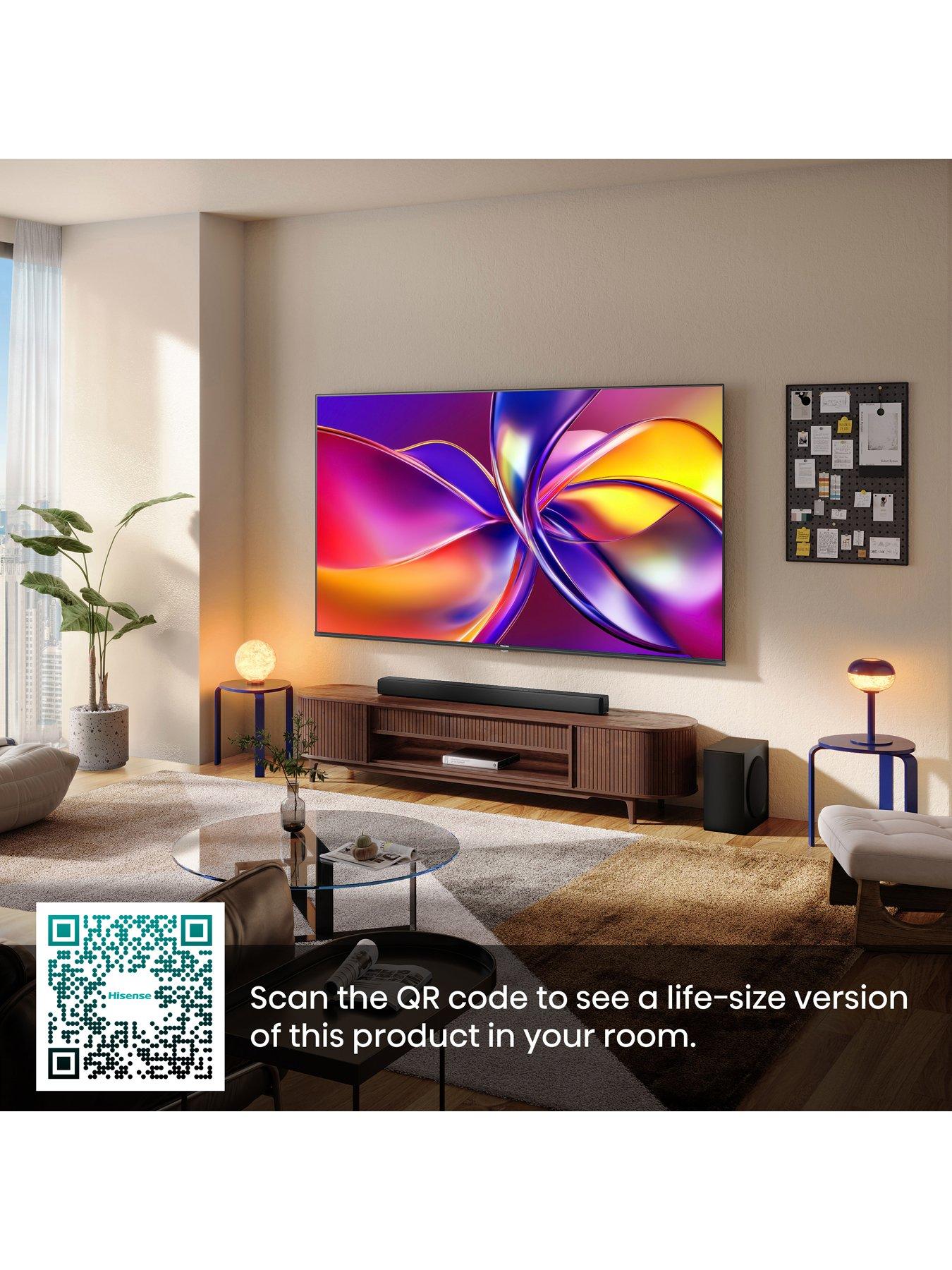 Image 3 of 7 of Hisense E7Q 43" 4K QLED Smart AI TV with Freely - 43E7QTUK