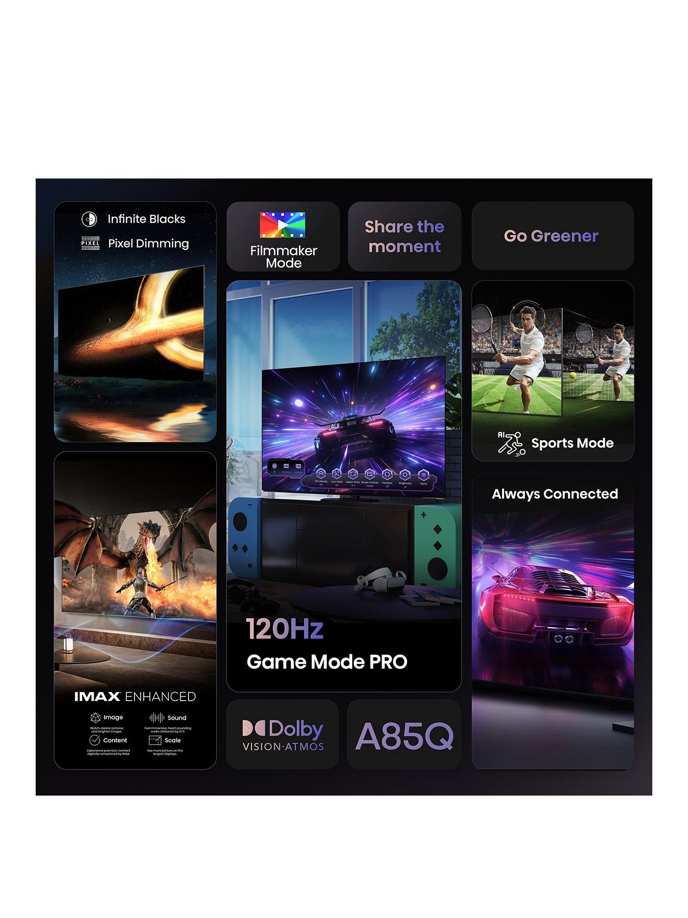  image of hisense-65-65a85qtuk-oled-smart-ai-tv-with-freely