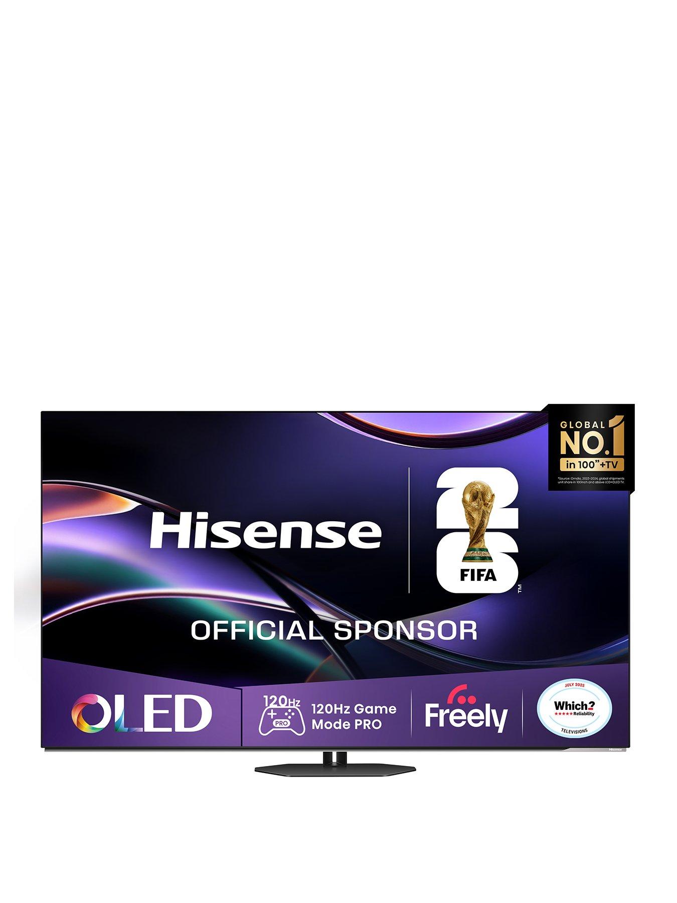 Hisense A85Q 55" 4K QLED Smart AI TV with Freely - 55A85QTUK