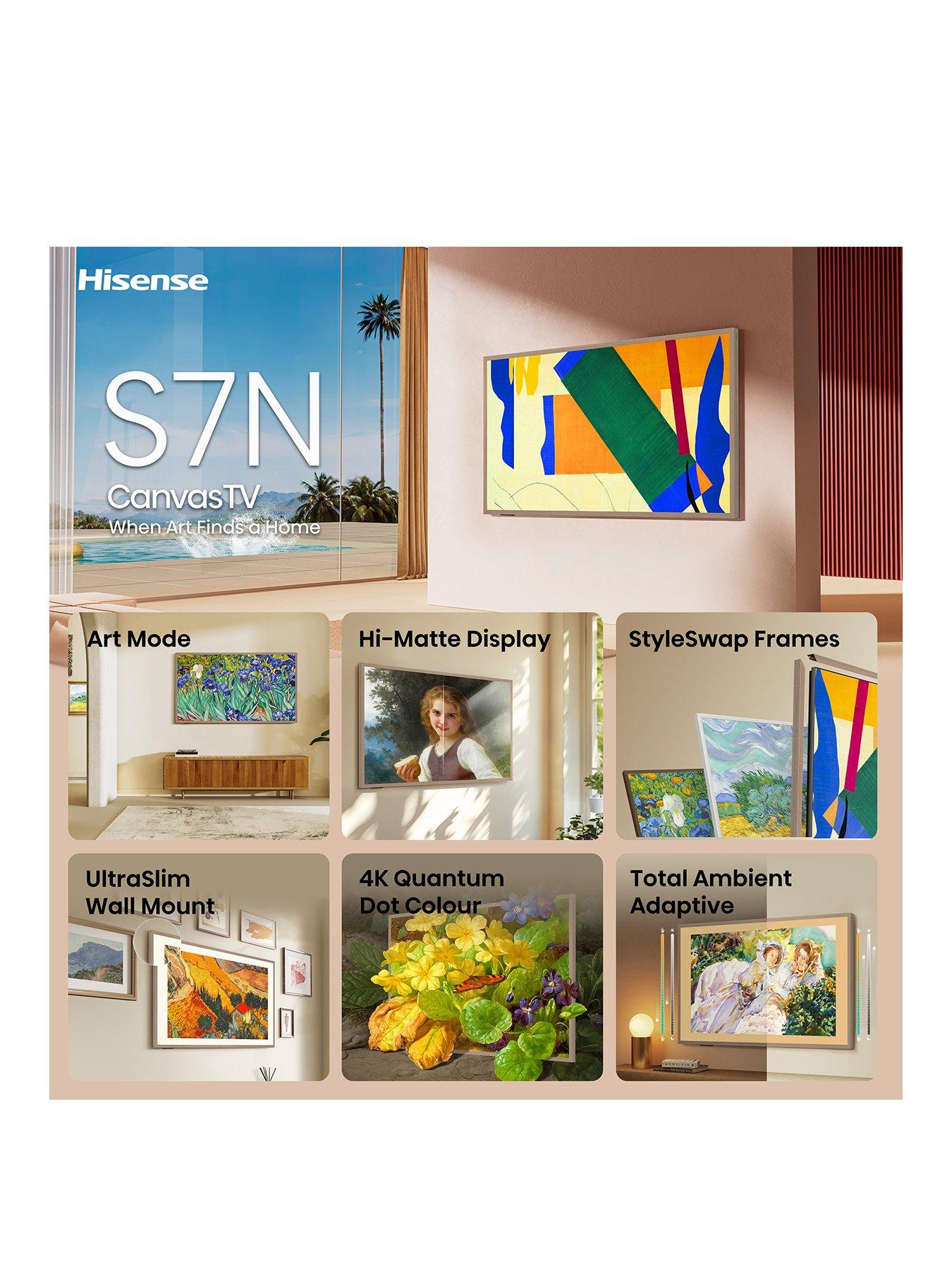  image of hisense-hisense-65-65s7nqtuk-canvas-tv-with-freely-amp-artmode