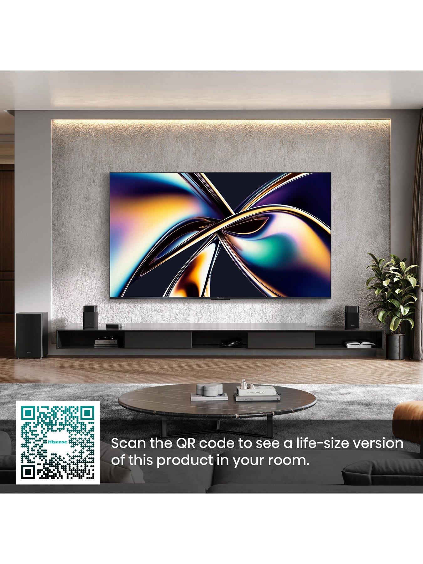  image of hisense-65-65u8qtuk-miniled-165hz-smart-ai-tv-with-freely