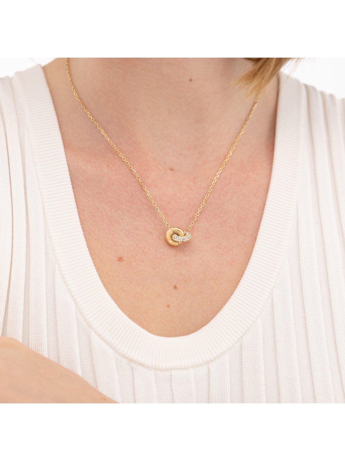 Image 4 of 7 of BOSS Ladies Live Precious Ip Necklace - Gold