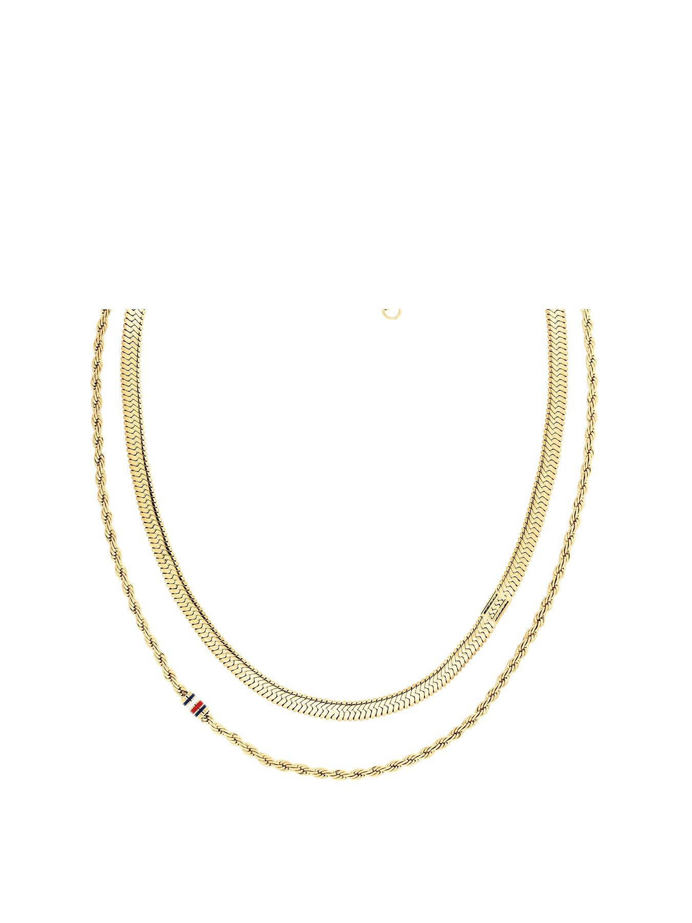 undefined Women's Gold-Plated Layered Necklace