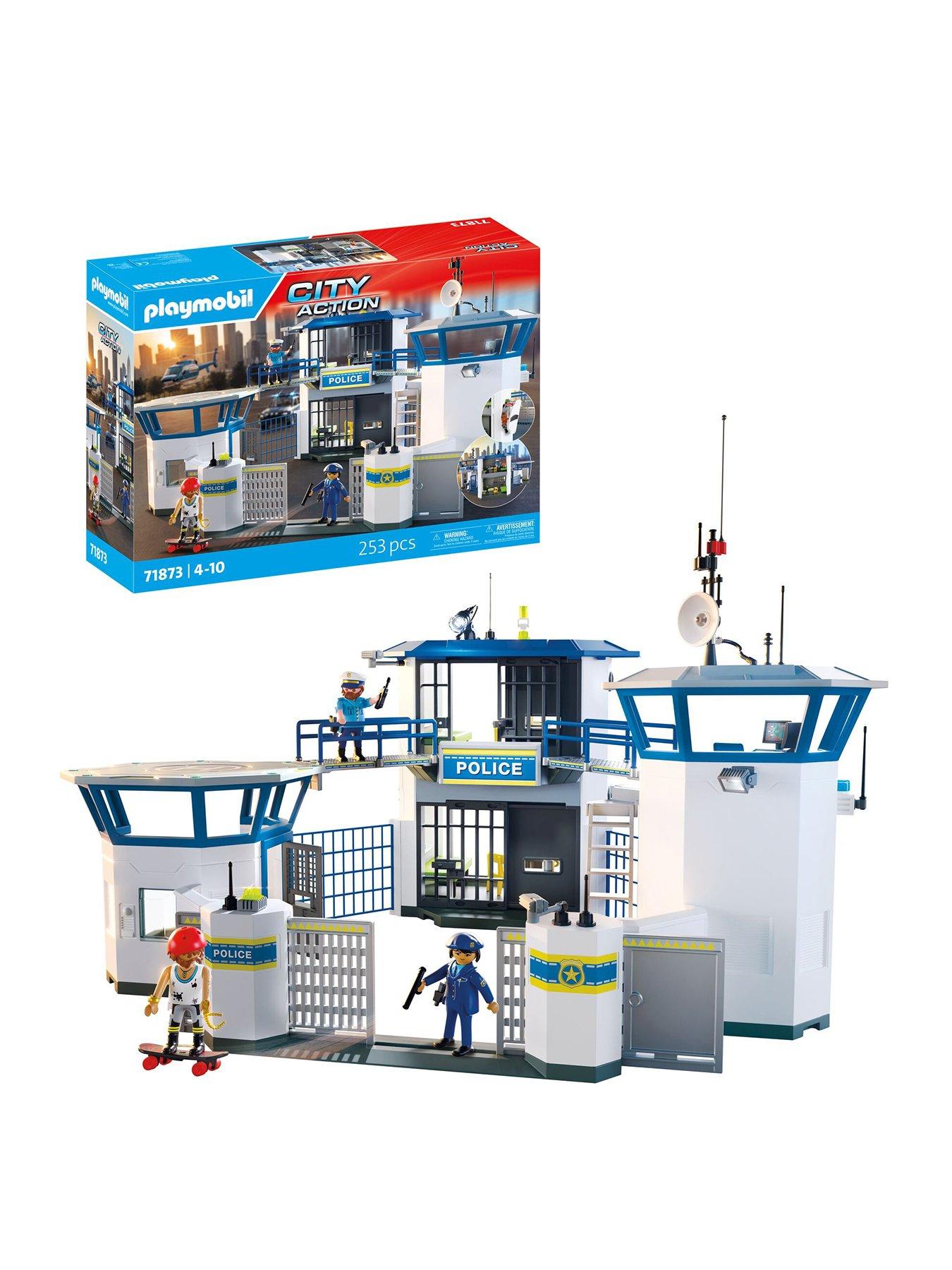  image of playmobil-71873-action-heroes-police-command-centre