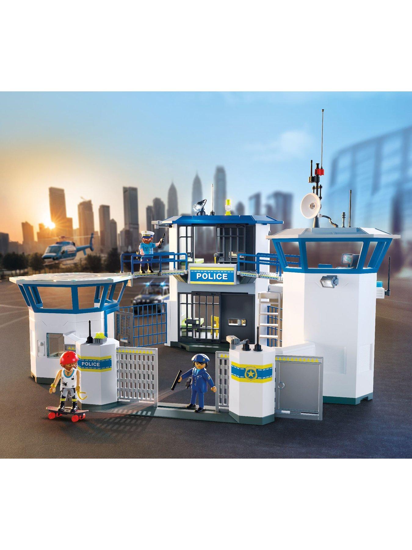  image of playmobil-71873-action-heroes-police-command-centre