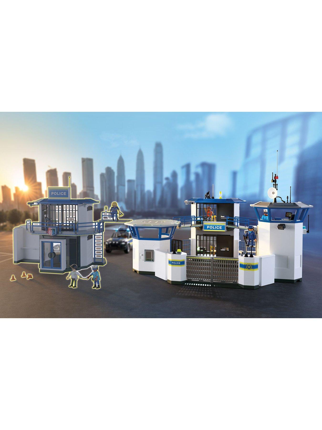  image of playmobil-71873-action-heroes-police-command-centre