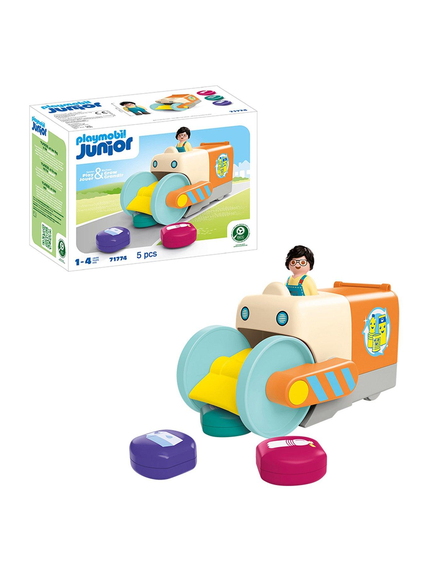 Playmobil 71773 JUNIOR: Tractor with Load and Drop Planter