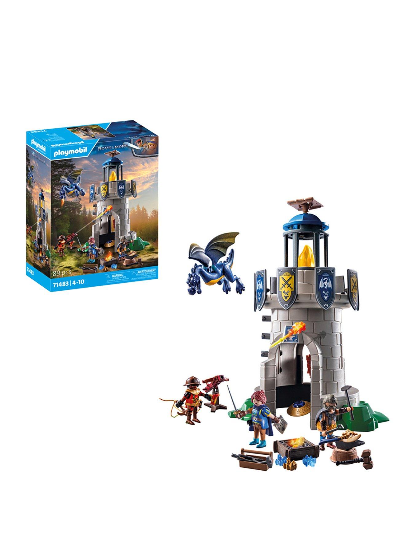 Playmobil 71483 Knights of Novelmore: Knight's Tower with Blacksmith and Dragon