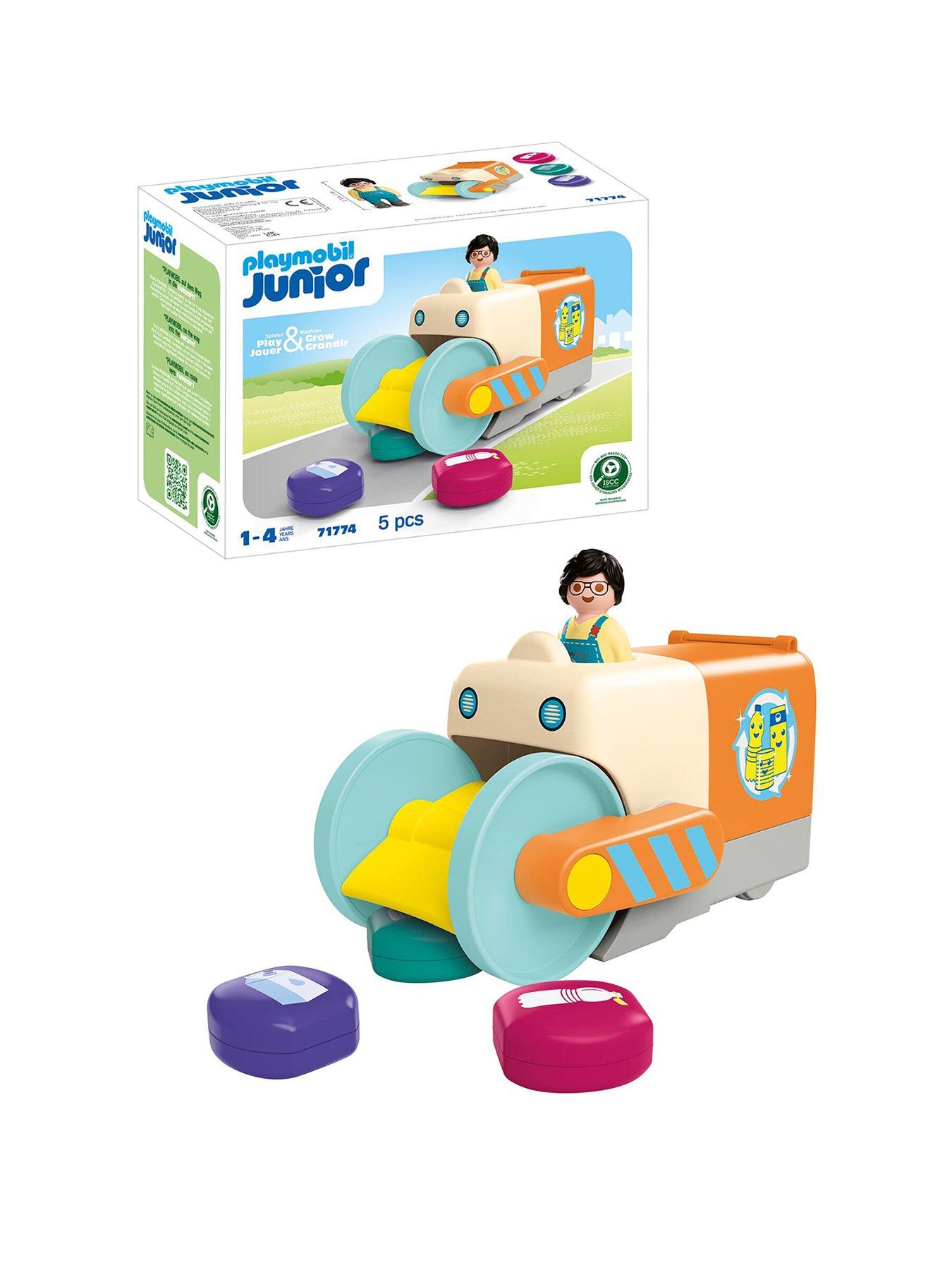 Playmobil 71774 JUNIOR: Push and Grab Rubbish Collector
