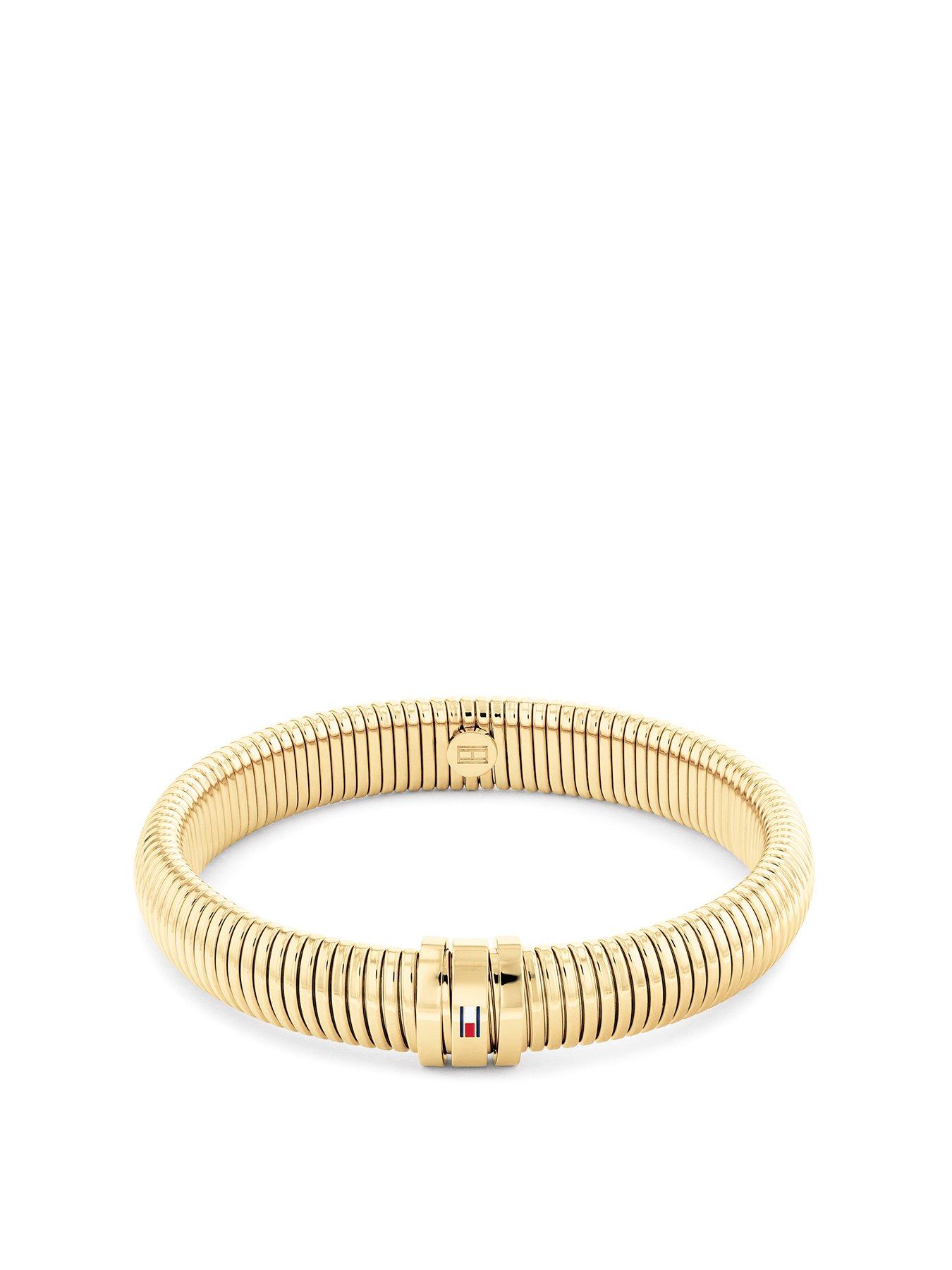 undefined Women's Gold Plated Stretch Bracelet