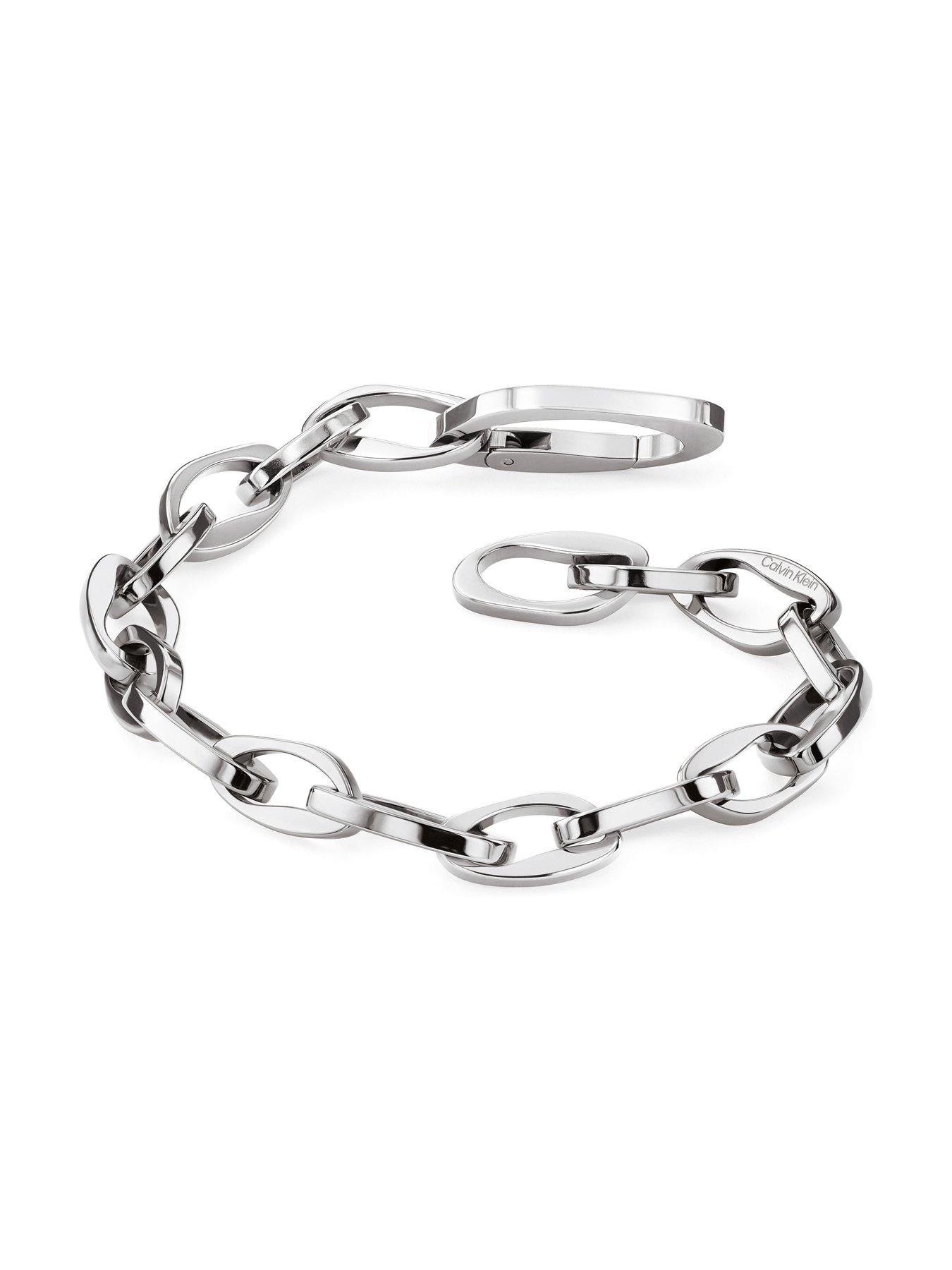 Image 2 of 3 of Calvin Klein Women's Ck Harmonious Connection Stainless Steel Bracelet - Silver