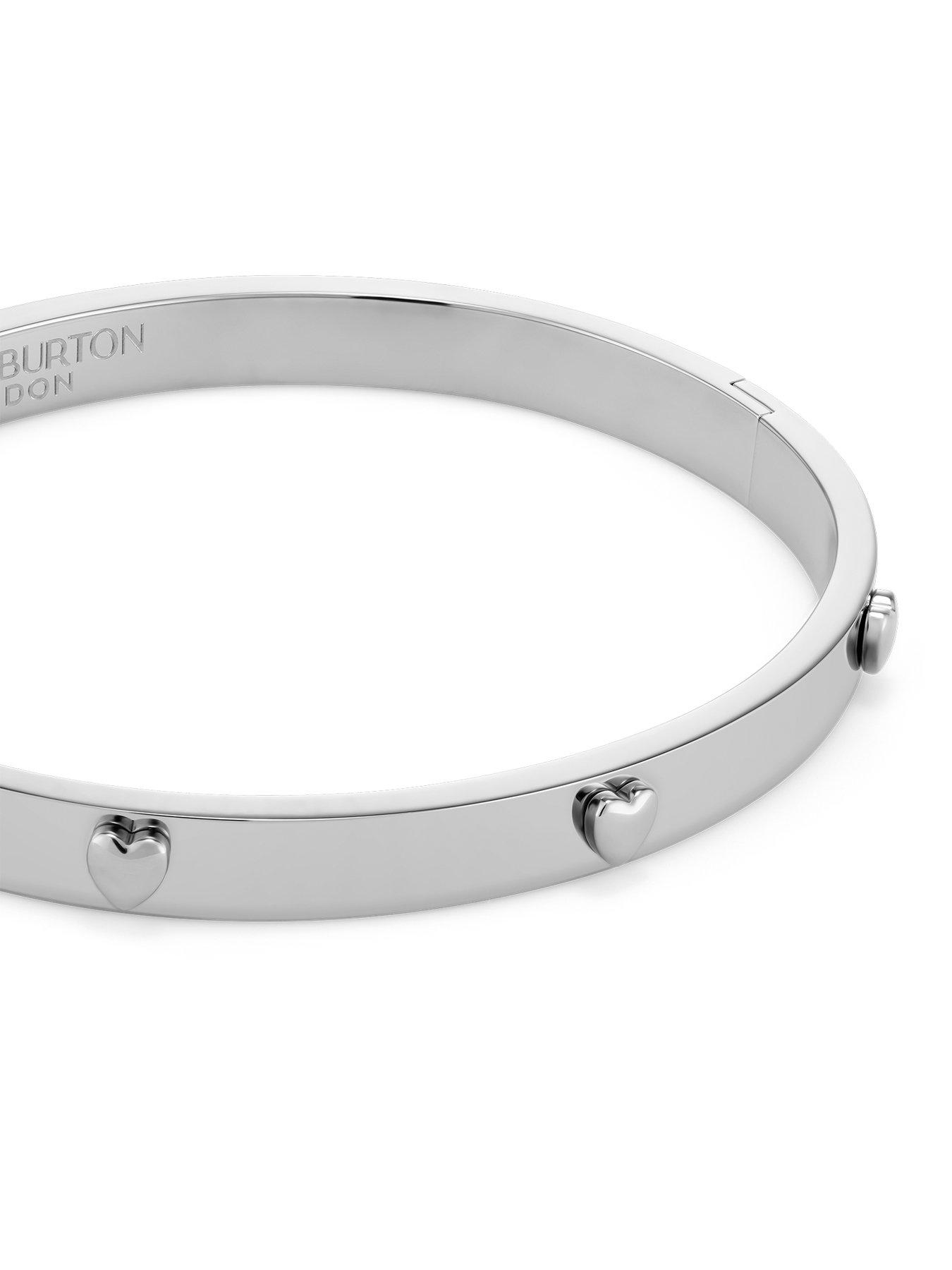 Image 2 of 6 of Olivia Burton Mini Heart Stainless Steel Bangle