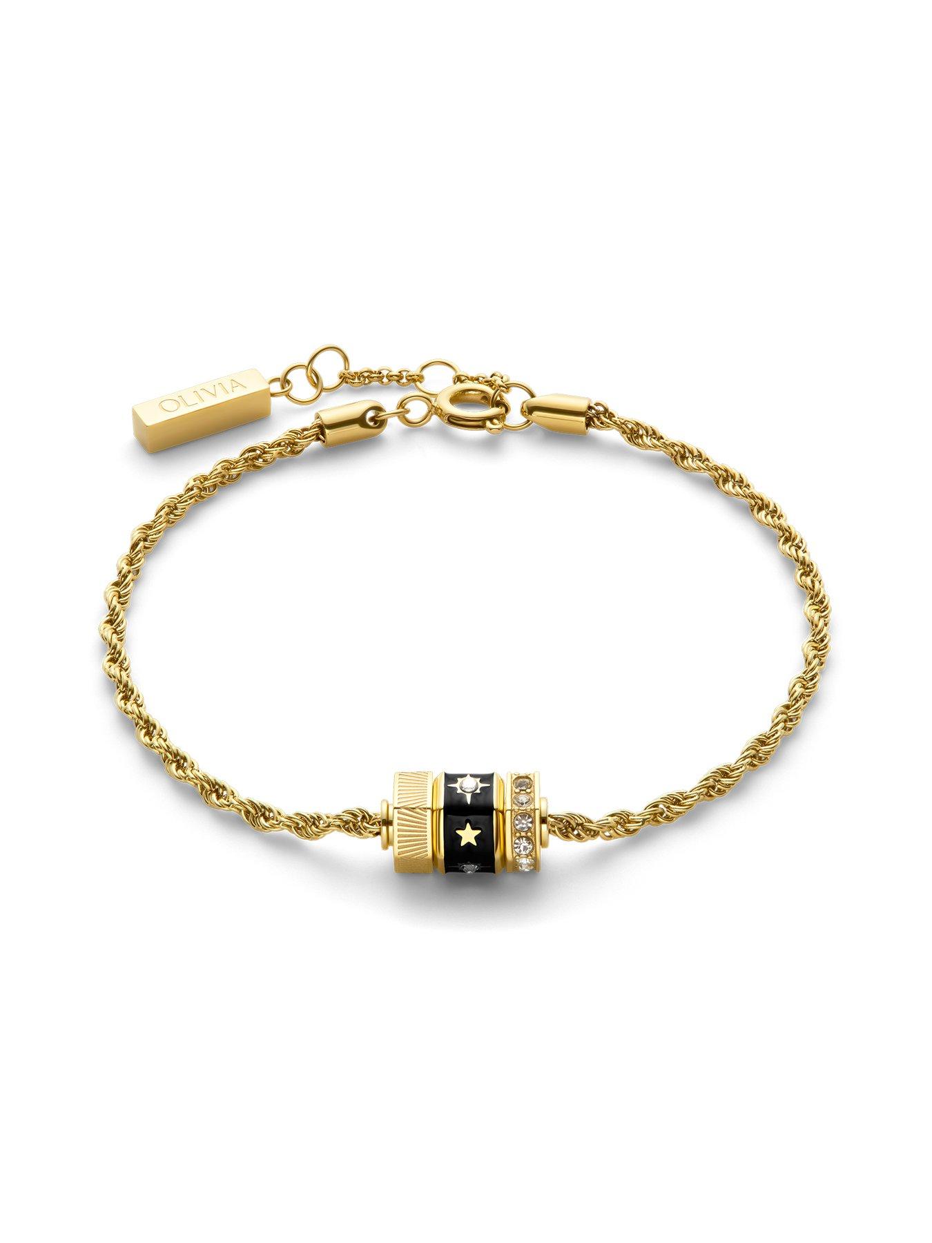 Image 2 of 7 of Olivia Burton Signature Bead Charm Pendant Bracelet