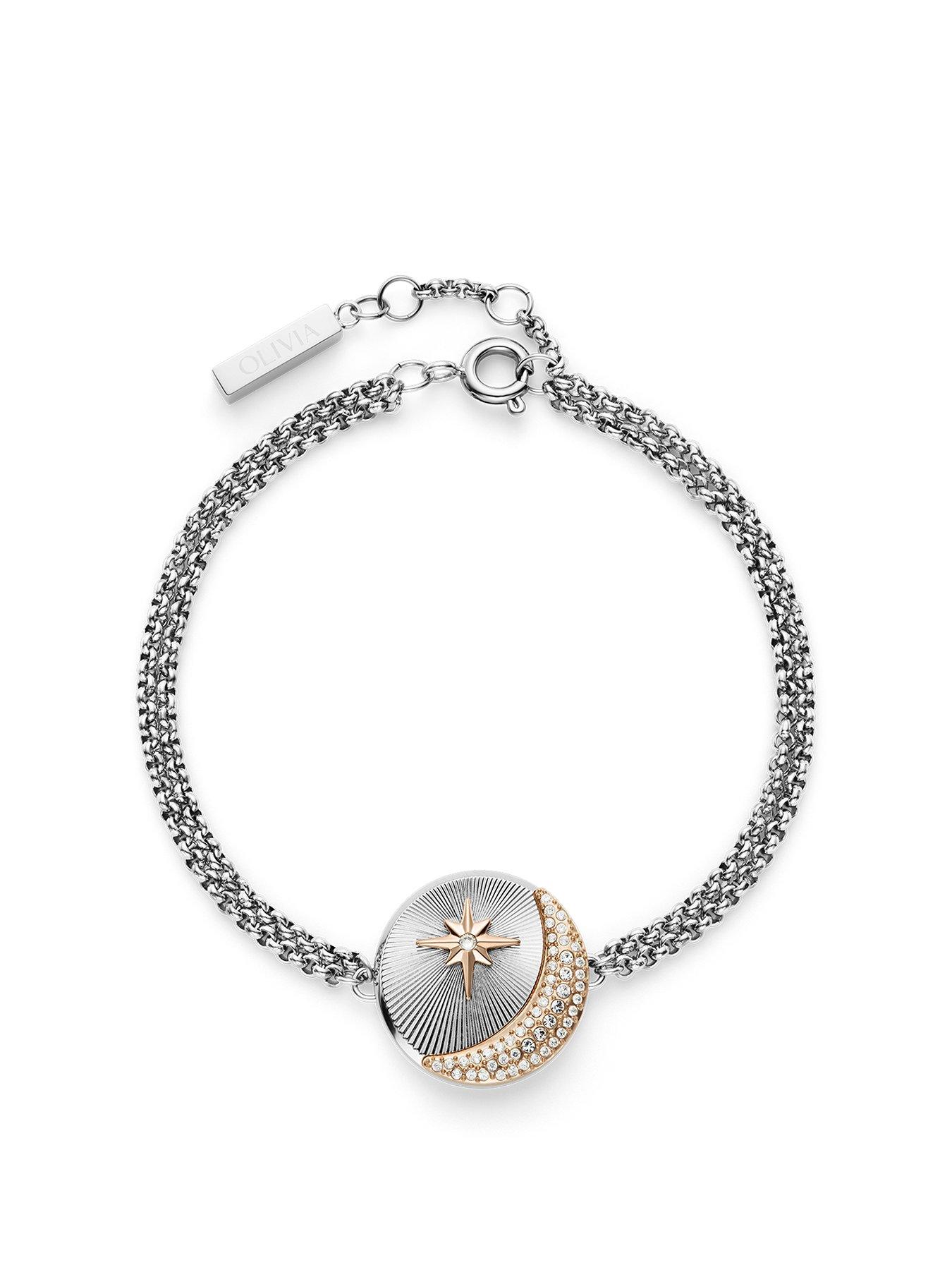 Image 1 of 6 of Olivia Burton Celestial Star Stainless Steel Pendant Bracelet