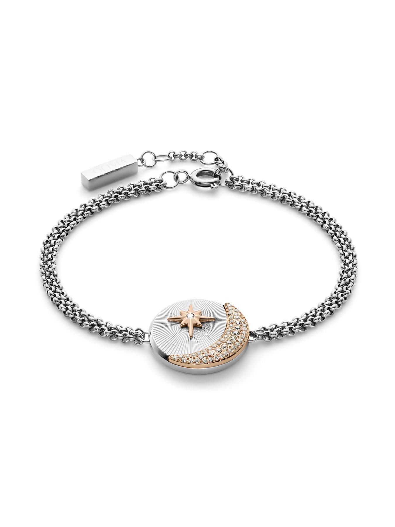 Image 2 of 6 of Olivia Burton Celestial Star Stainless Steel Pendant Bracelet