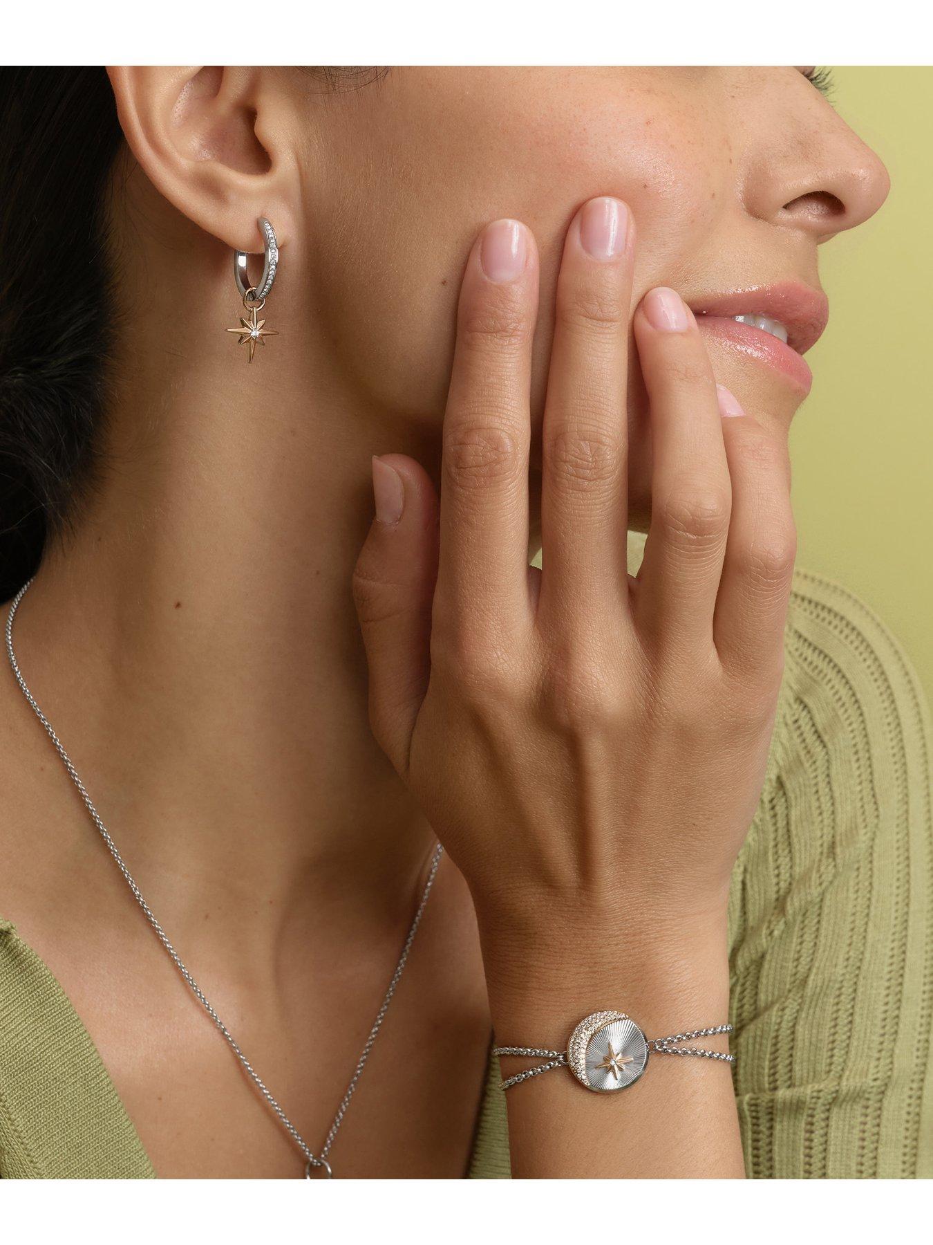 Image 4 of 6 of Olivia Burton Celestial Star Stainless Steel Pendant Bracelet