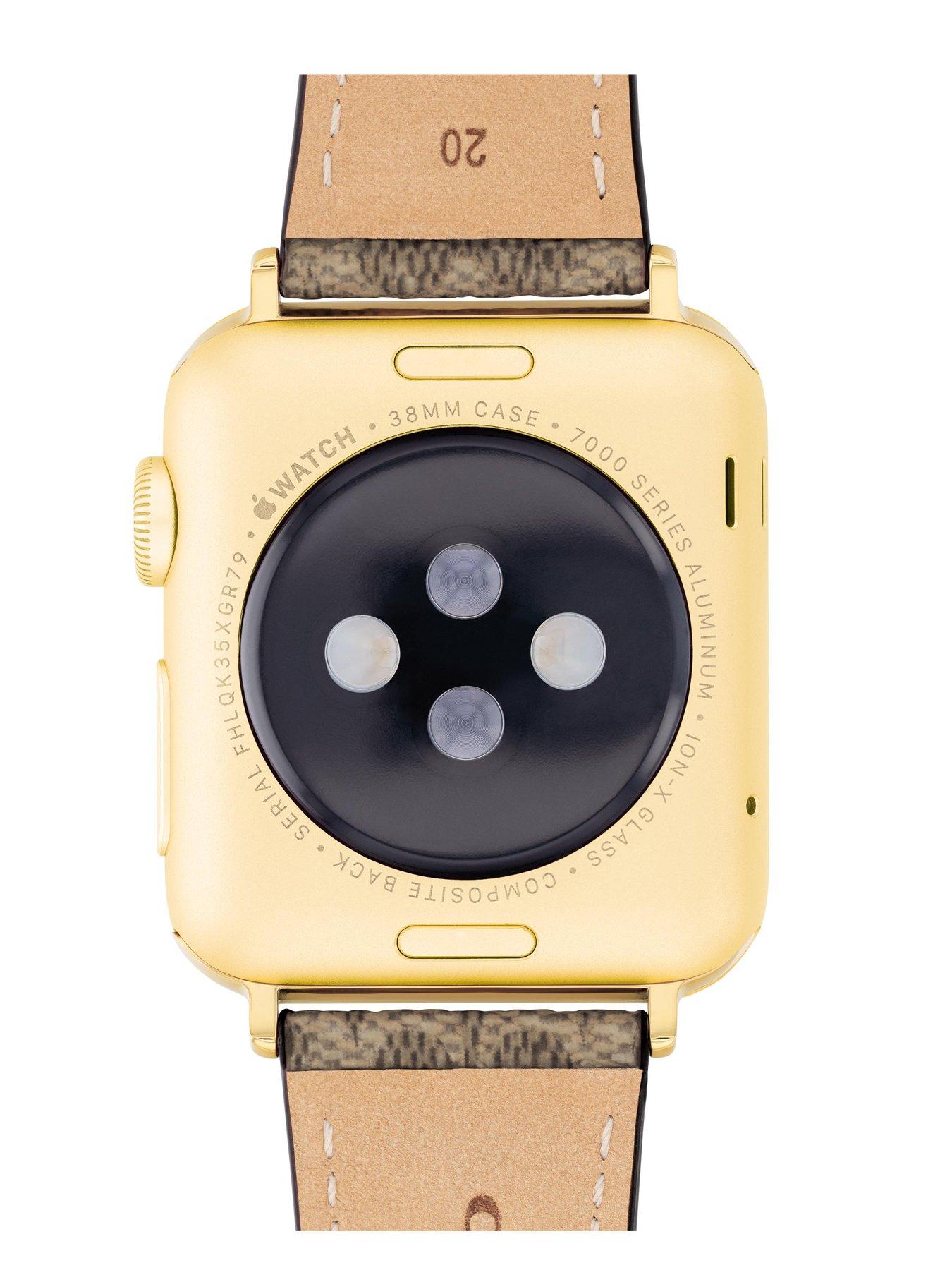 Image 2 of 5 of COACH Ladies Signature Canvas Apple Watch&nbsp;Strap