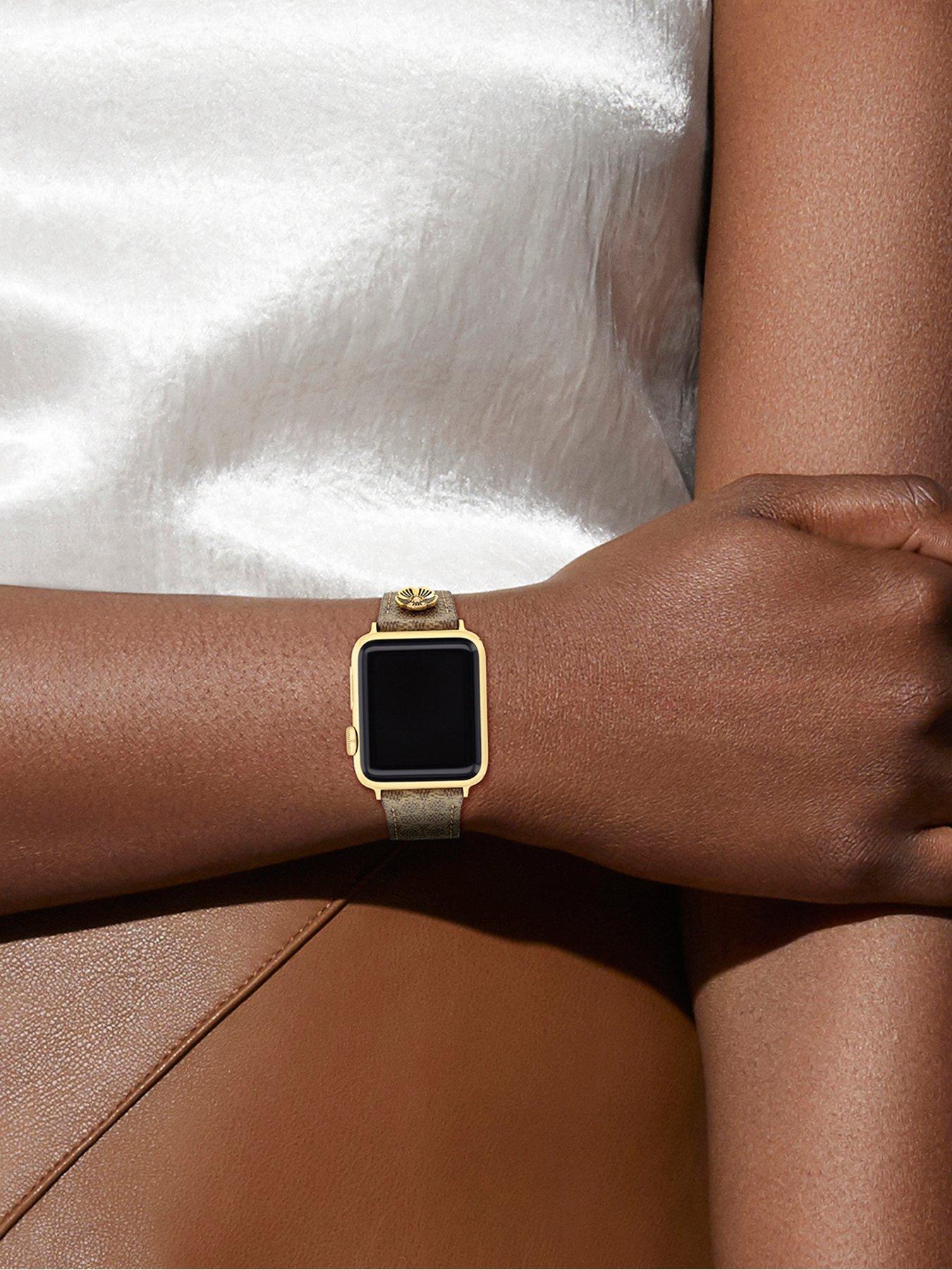 Image 5 of 5 of COACH Ladies Signature Canvas Apple Watch&nbsp;Strap