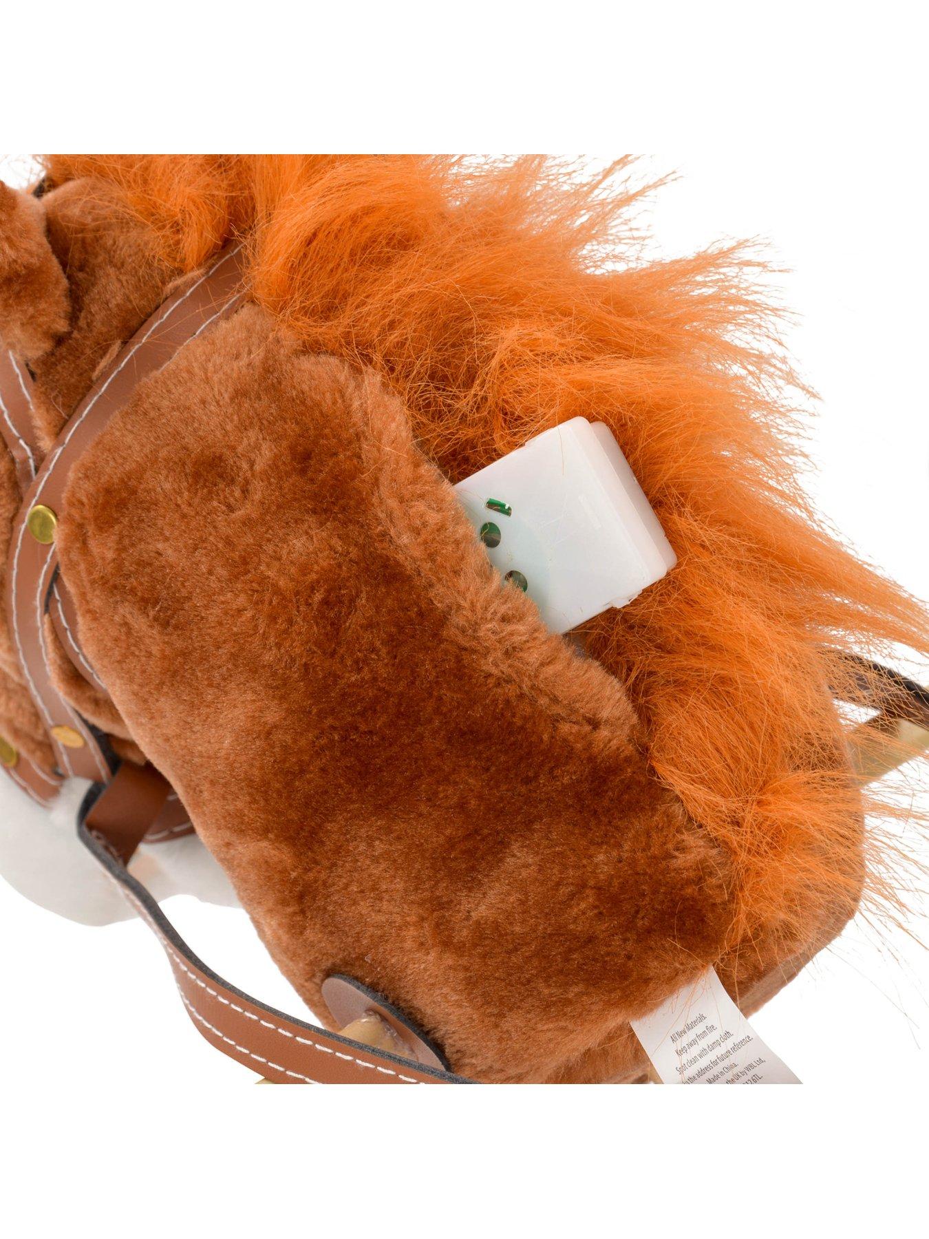  image of hobby-horse-with-galloping-sounds-andnbspwheels--nbspdark-brown