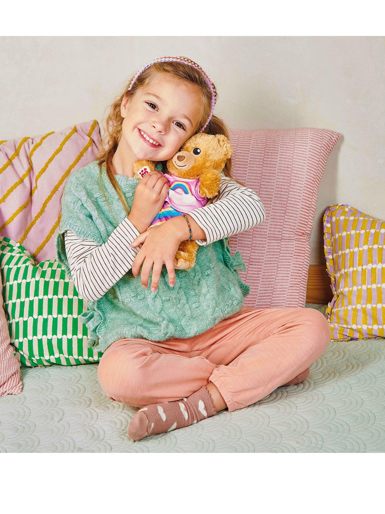  image of casdon-toy-build-a-bear-workshop-furtastic-bear-and-outfit-pack-rainbow