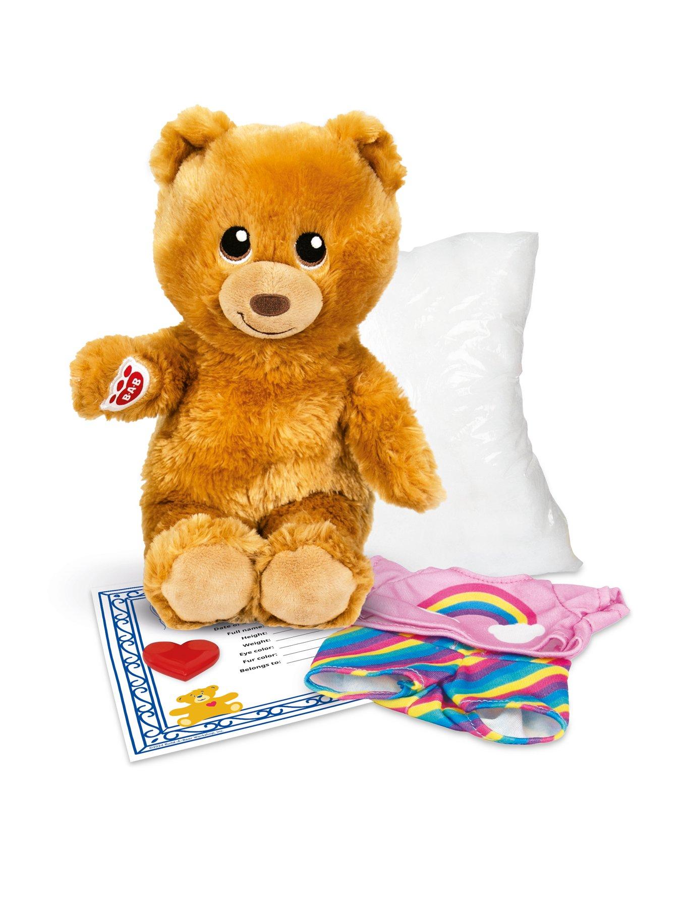  image of casdon-toy-build-a-bear-workshop-furtastic-bear-and-outfit-pack-rainbow