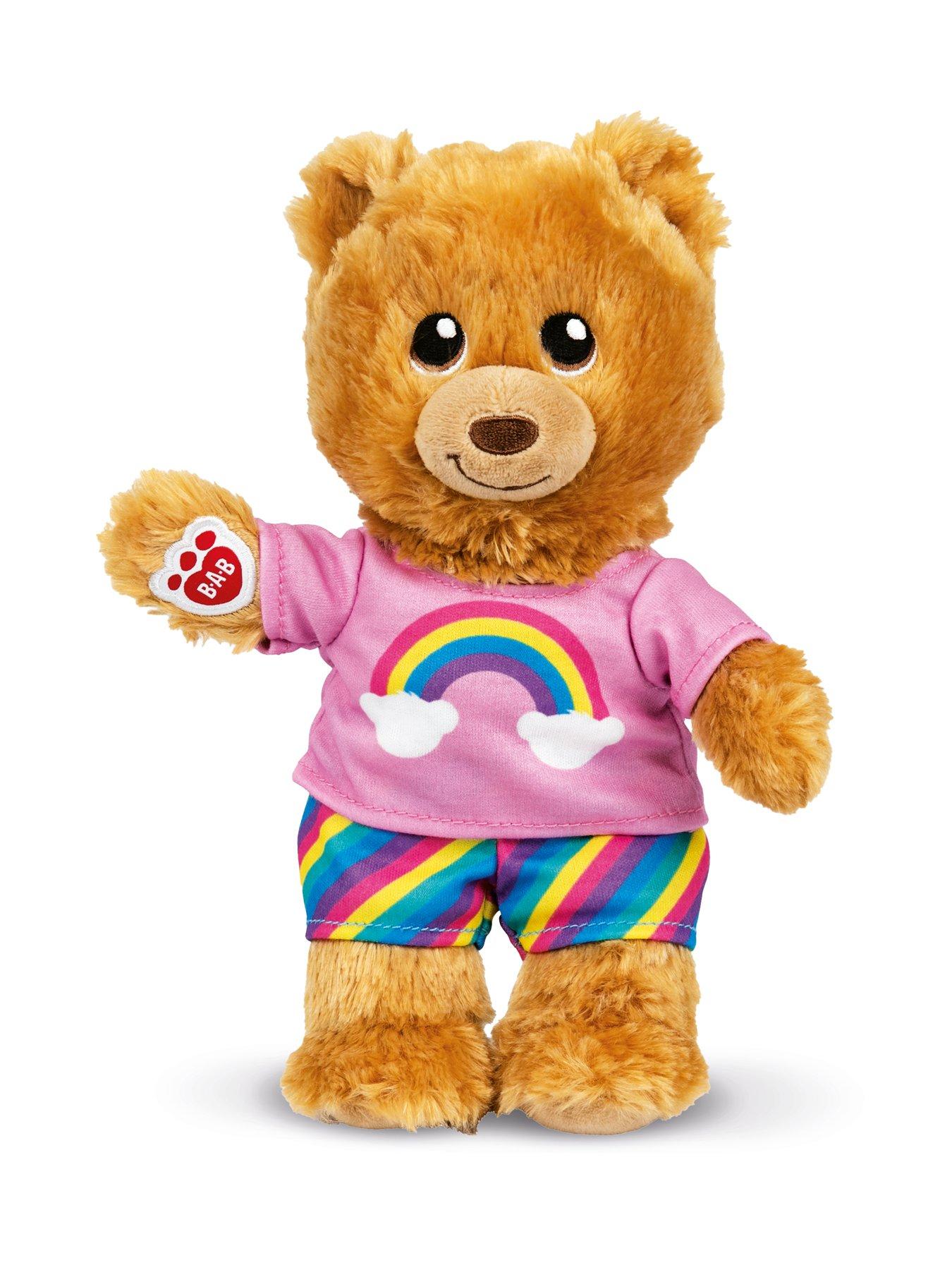  image of casdon-toy-build-a-bear-workshop-furtastic-bear-and-outfit-pack-rainbow
